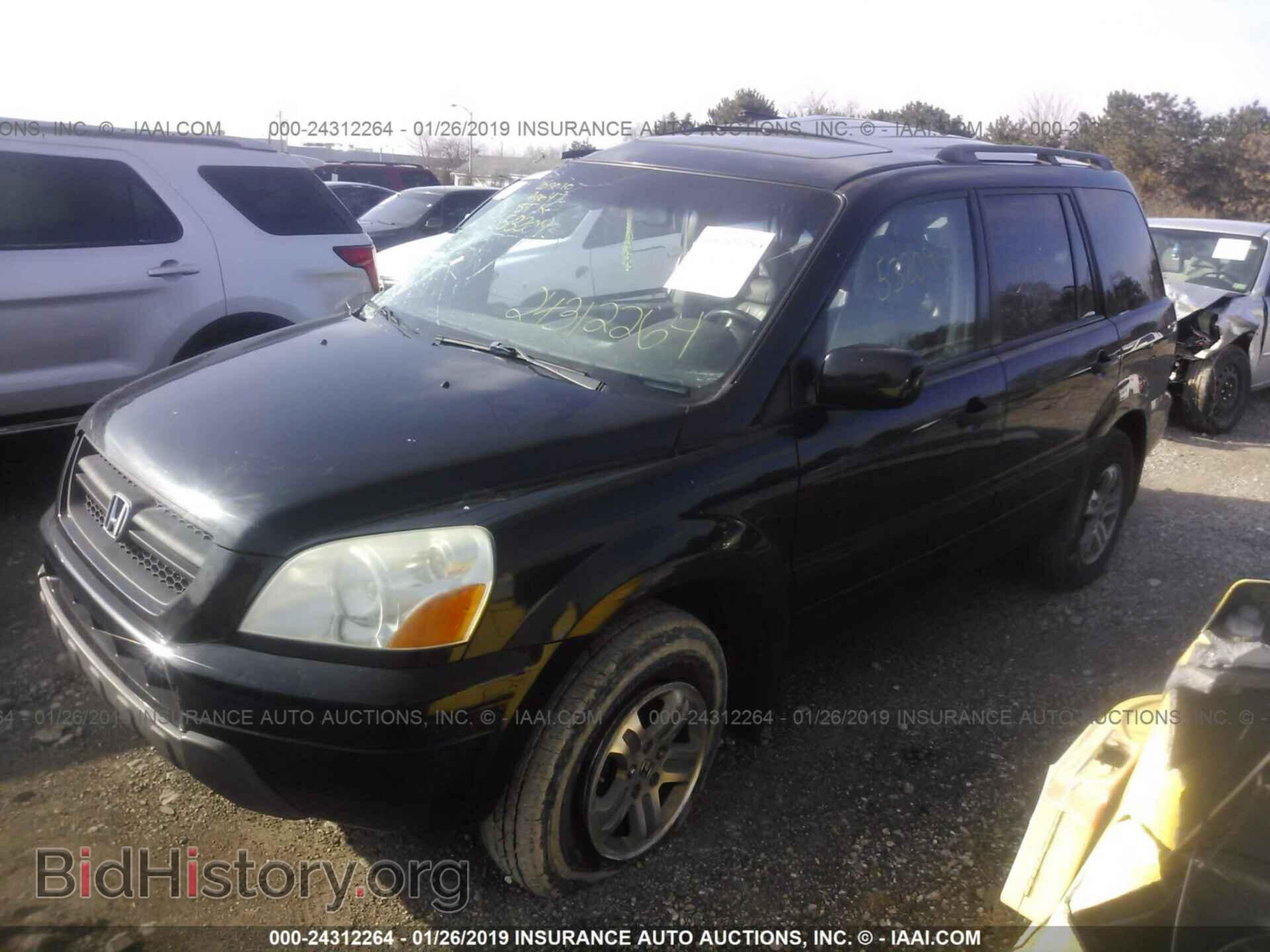 2005 HONDA PILOT - VIN: 2HKYF18635H532093 - Фото 2