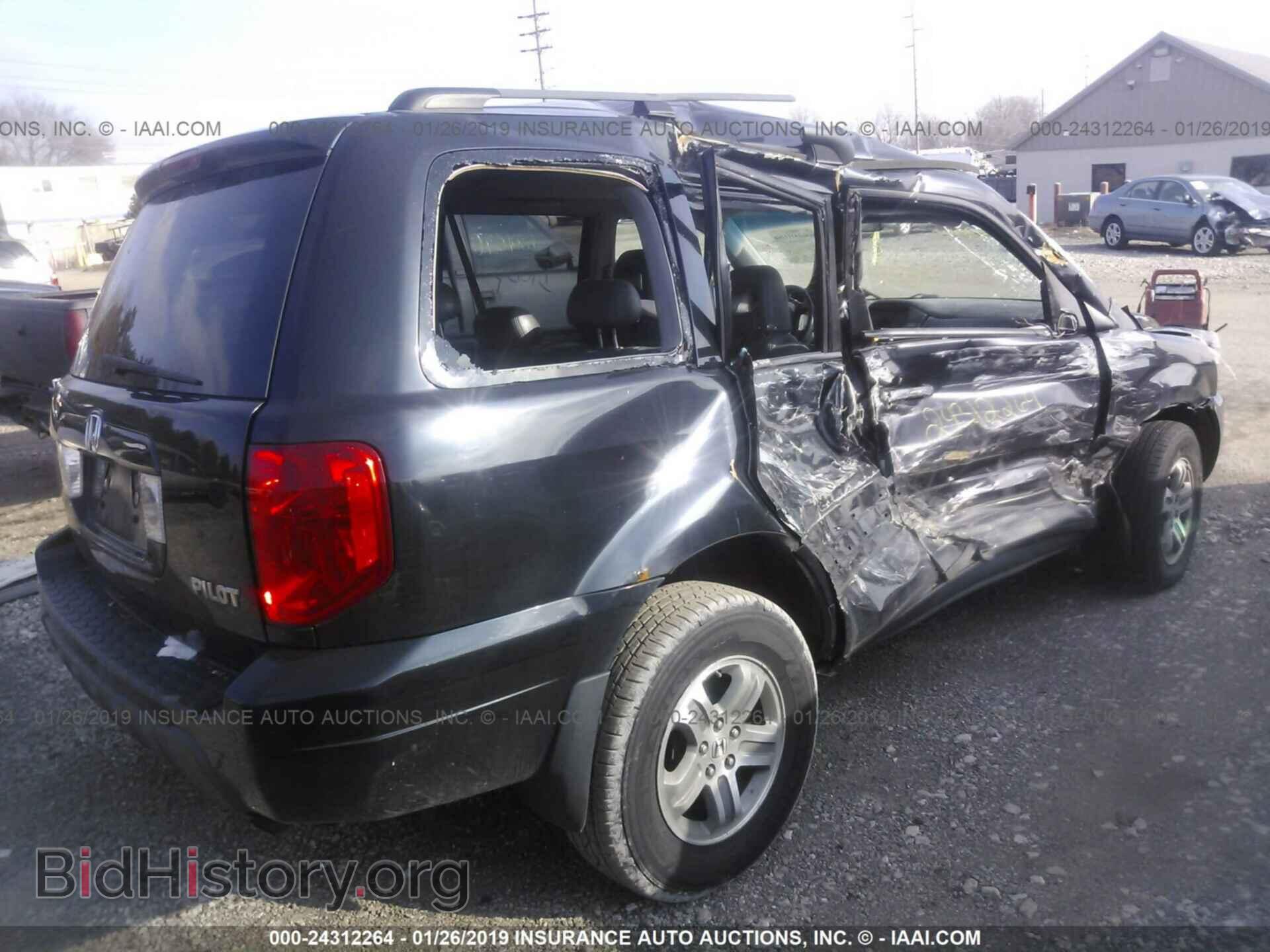 2005 HONDA PILOT - VIN: 2HKYF18635H532093 - Фото 4