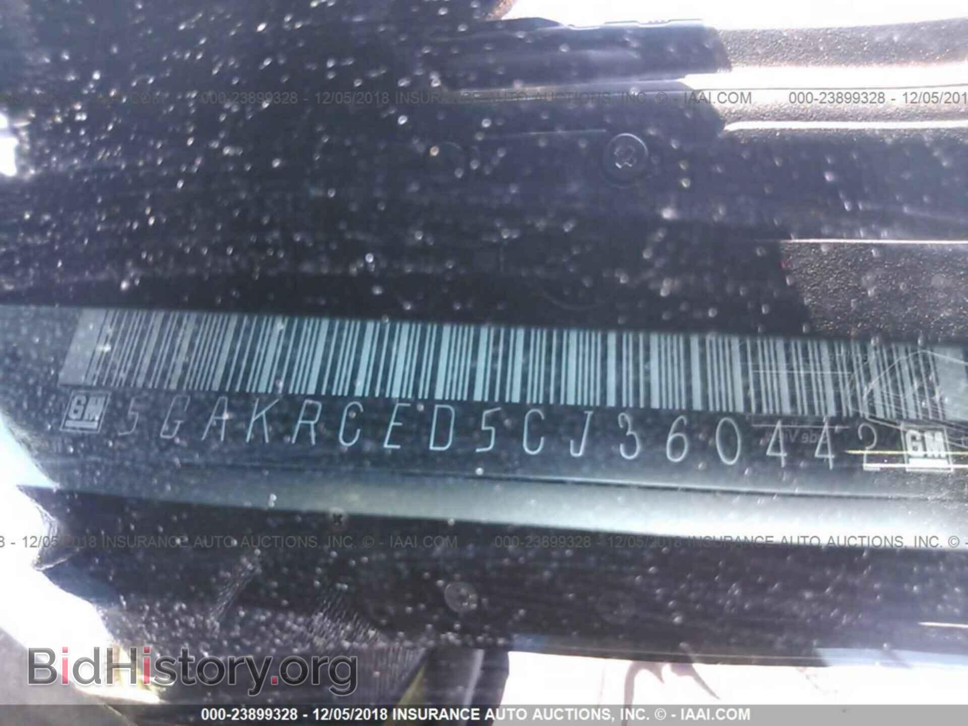 2012 BUICK ENCLAVE - VIN: 5GAKRCED5CJ360442 - Фото 9