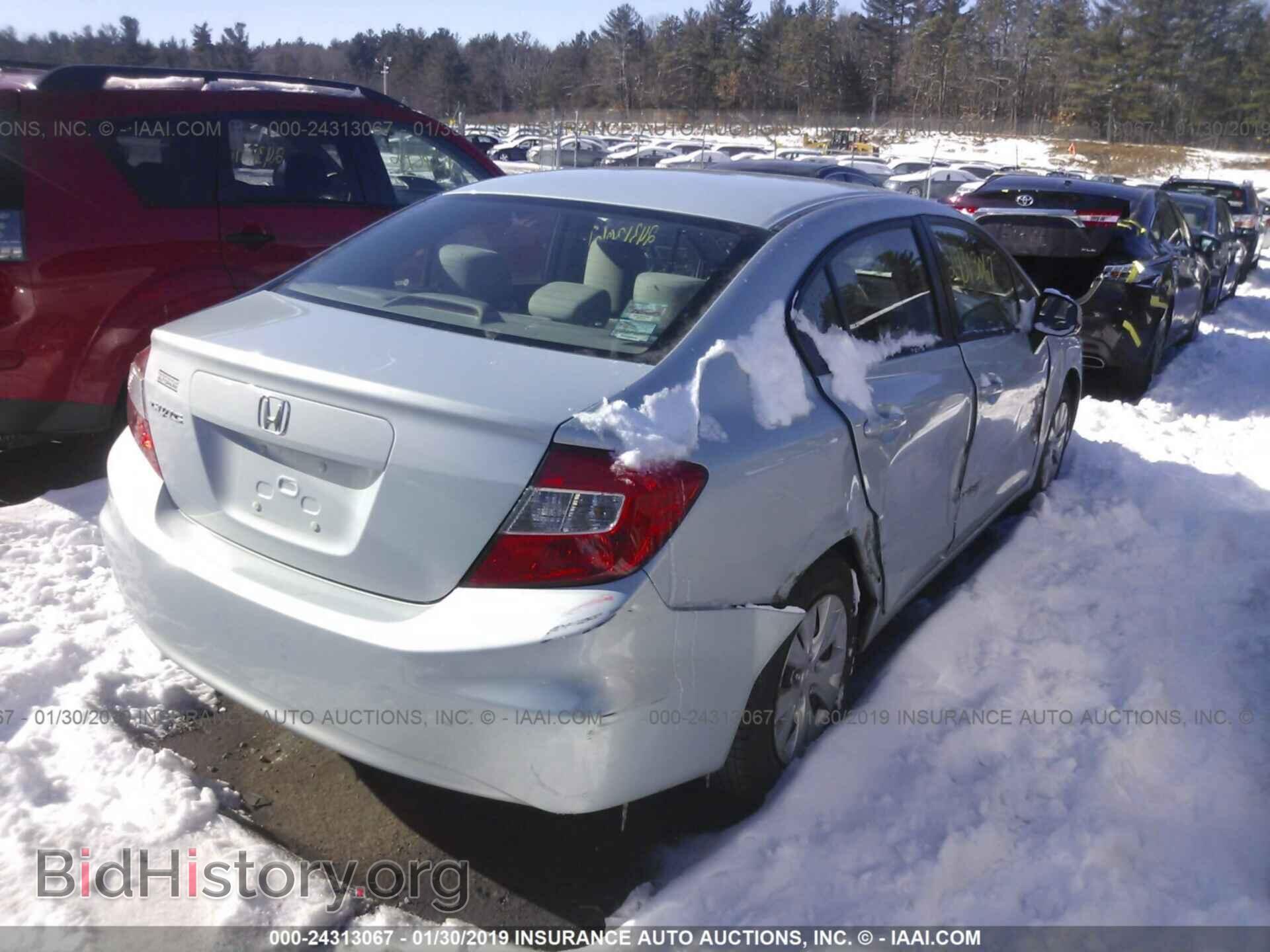 2012 HONDA CIVIC - VIN: 2HGFB2F51CH568309 - Photo 4