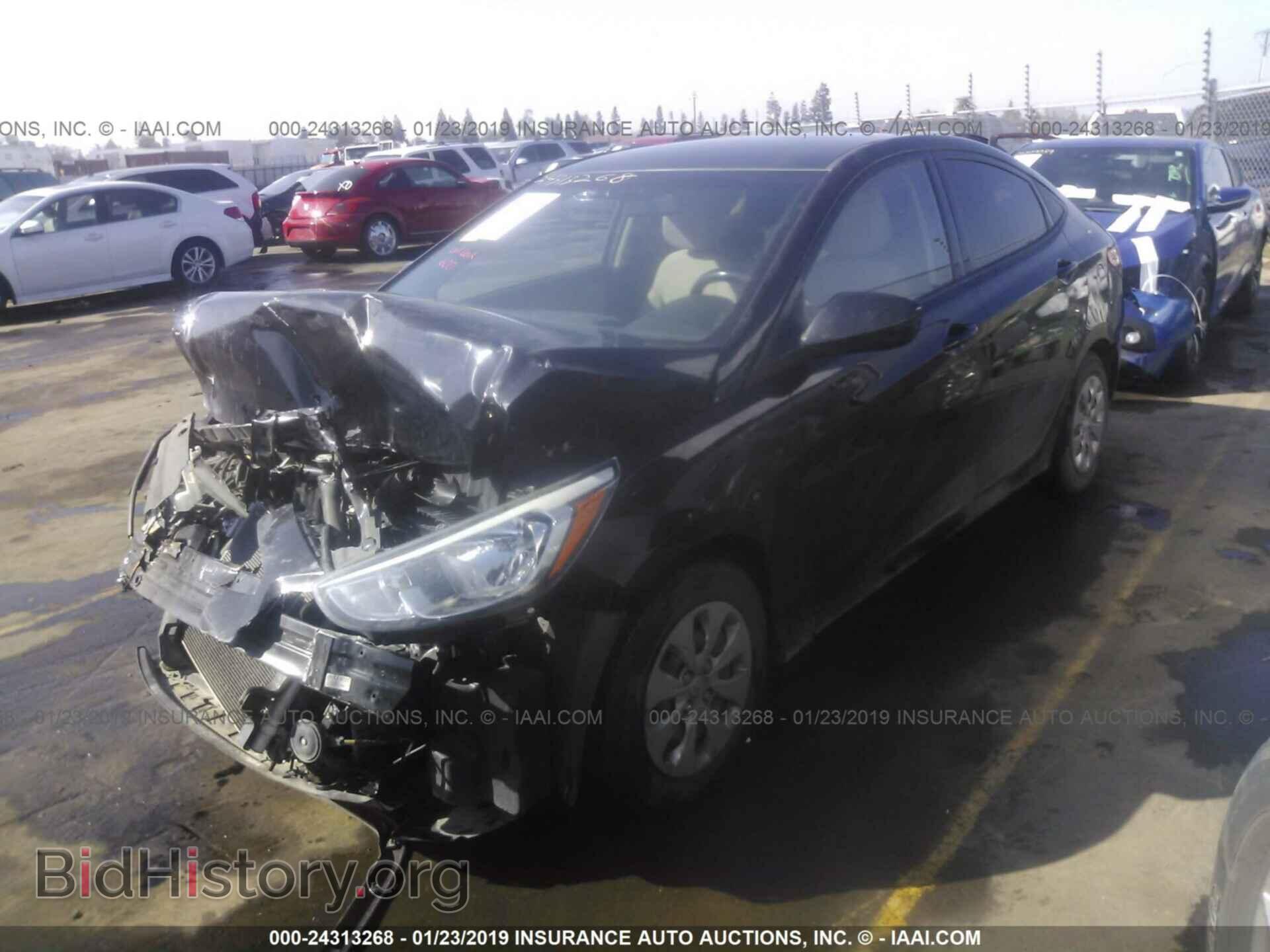 2016 HYUNDAI ACCENT - VIN: KMHCT4AE1GU110124 - Фото 2