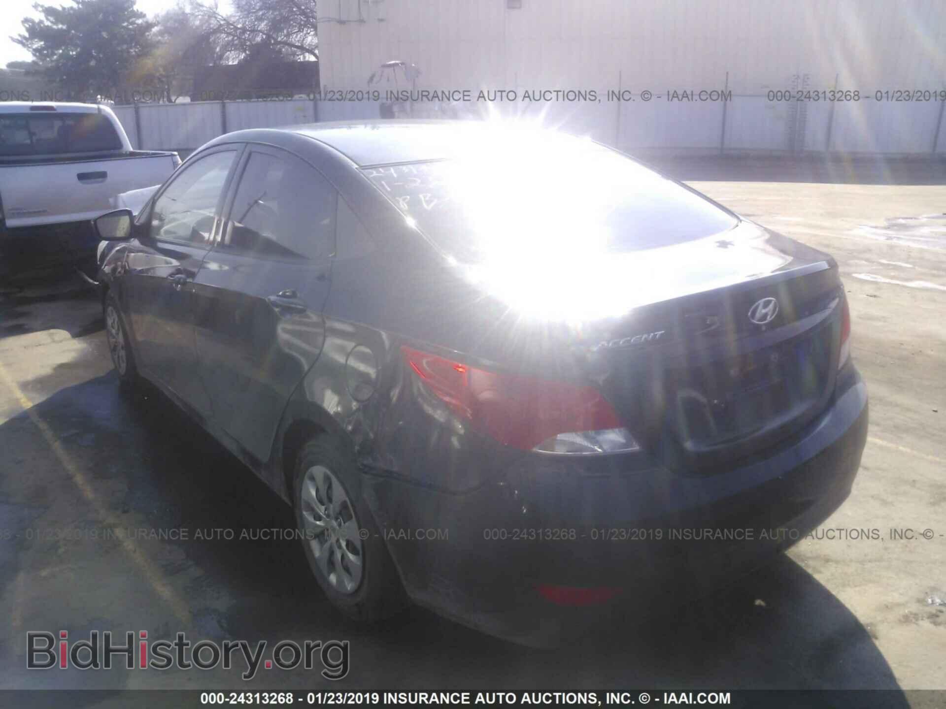 2016 HYUNDAI ACCENT - VIN: KMHCT4AE1GU110124 - Фото 3