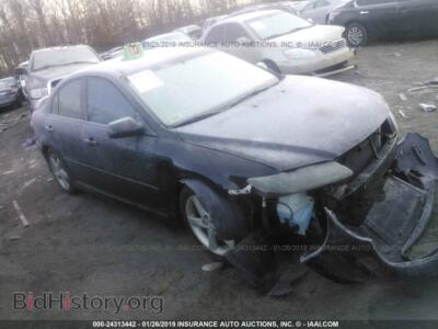 2005 Mazda 6 I, black — VIN 1YVHP84C655M28063, IAAI