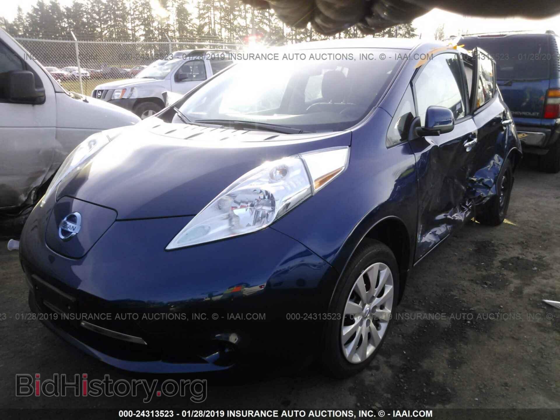 2017 NISSAN LEAF - VIN: 1N4BZ0CP0HC308728 - Фото 2