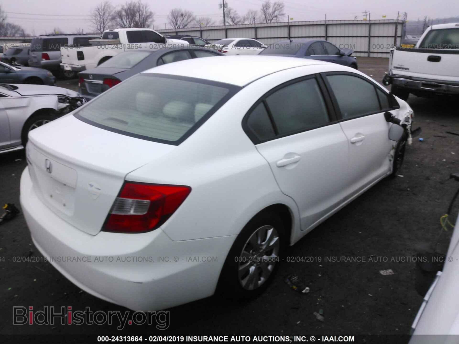 2012 HONDA CIVIC - VIN: 2HGFB2F53CH304332 - Фото 4