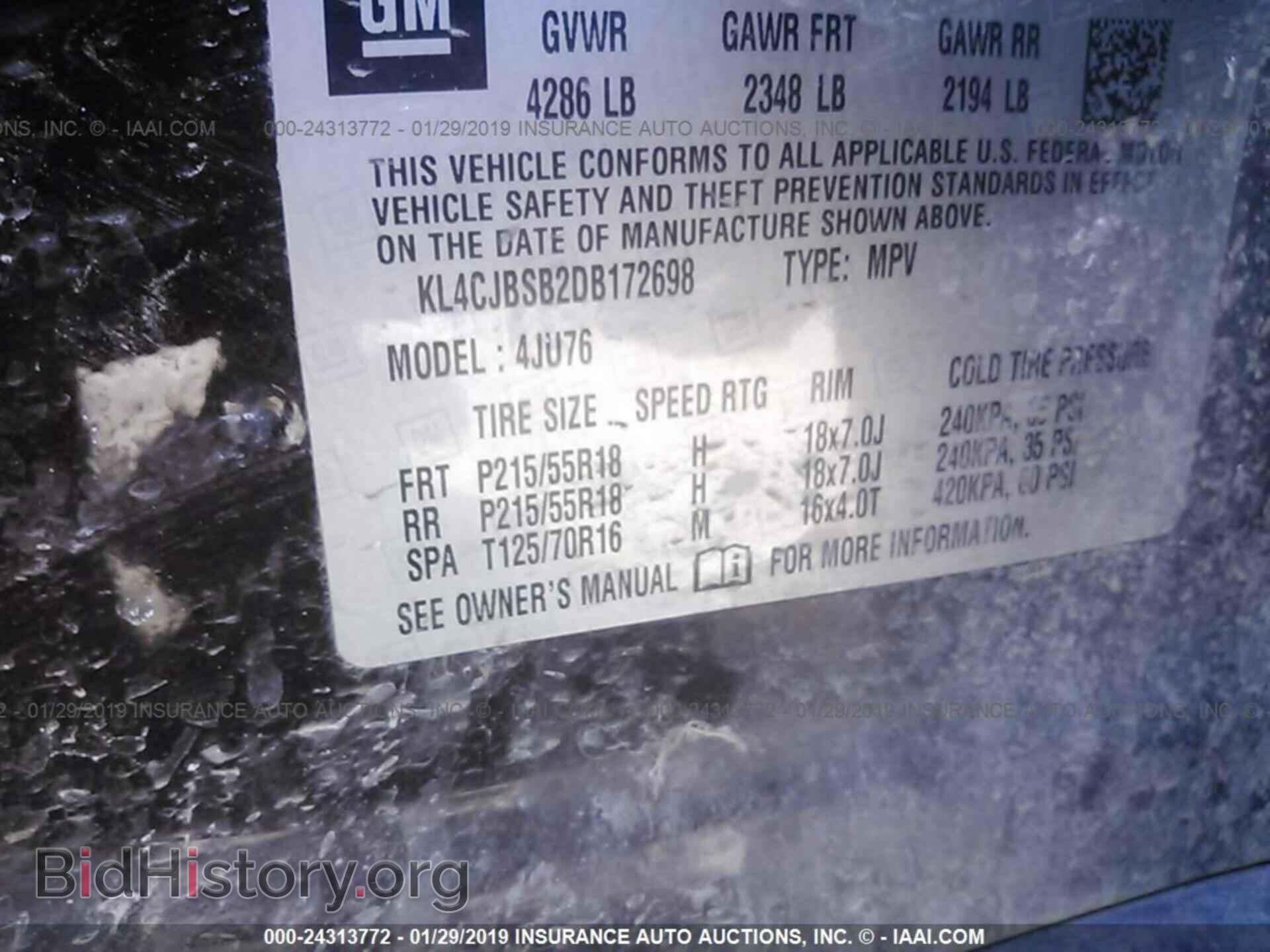 2013 BUICK ENCORE - VIN: KL4CJBSB2DB172698 - Photo 9