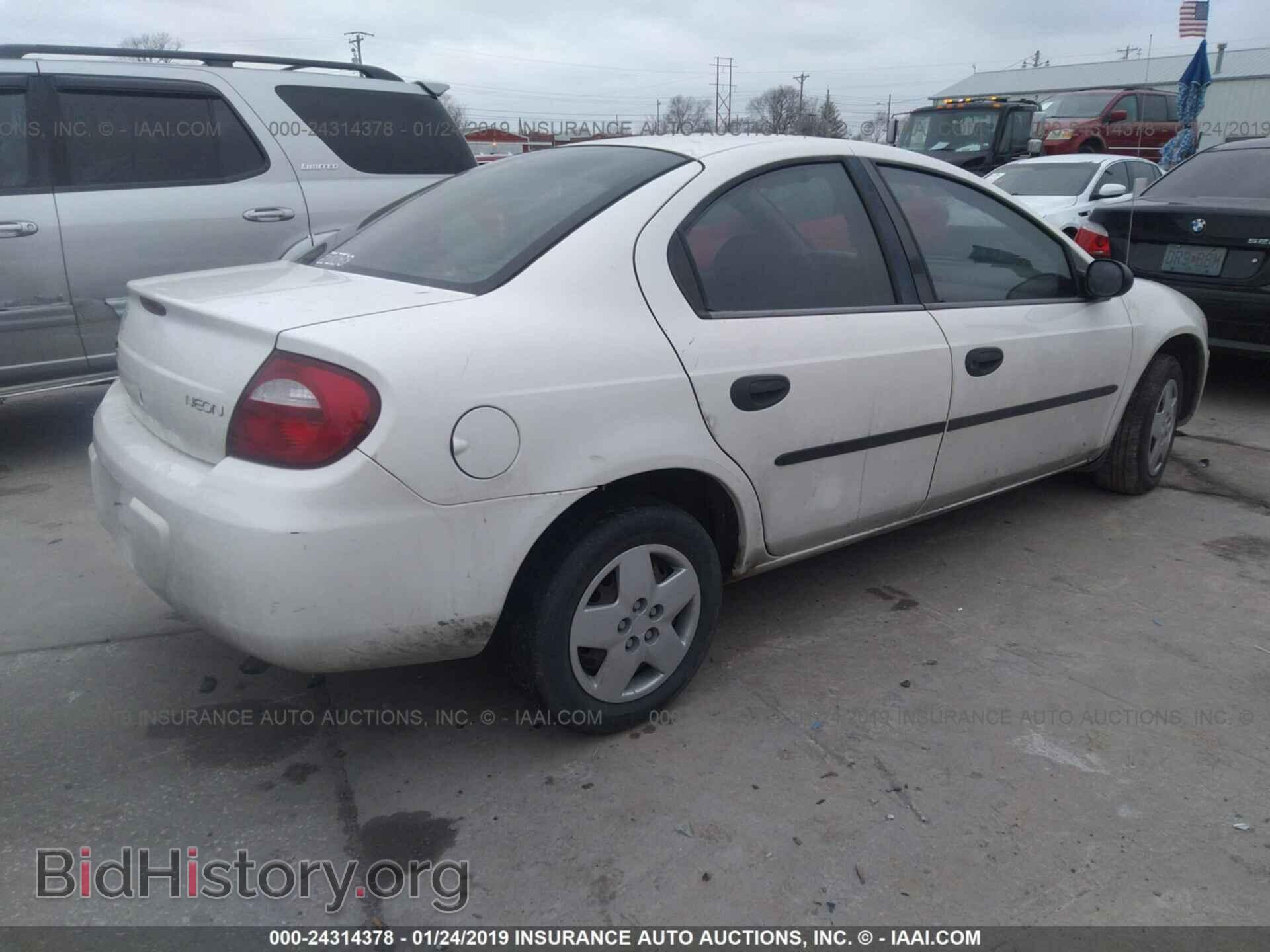2005 DODGE NEON - VIN: 1B3ES26C85D112222 - Фото 4