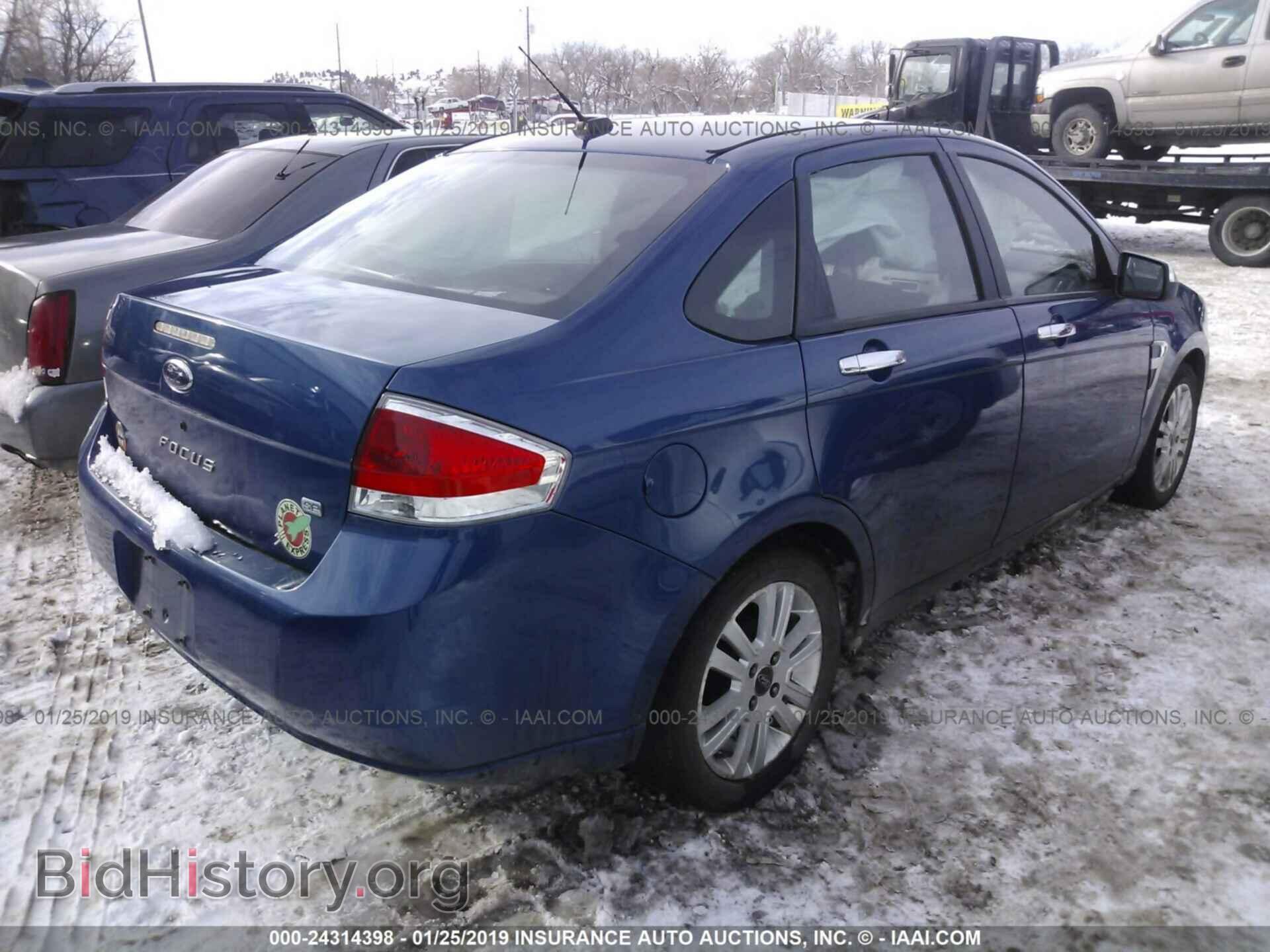 2008 FORD FOCUS - VIN: 1FAHP35N38W101598 - Фото 4