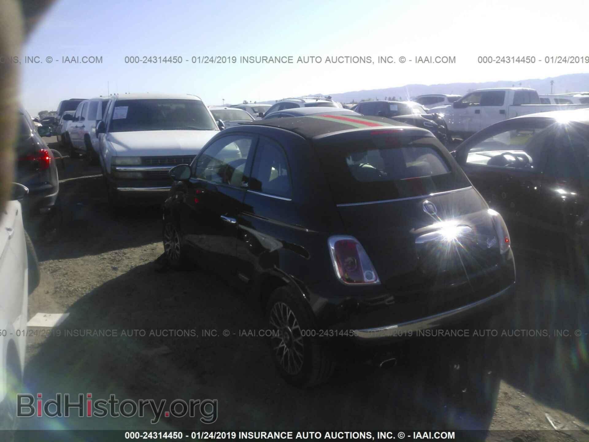 2012 FIAT 500 - VIN: 3C3CFFER7CT231205 - Фото 3