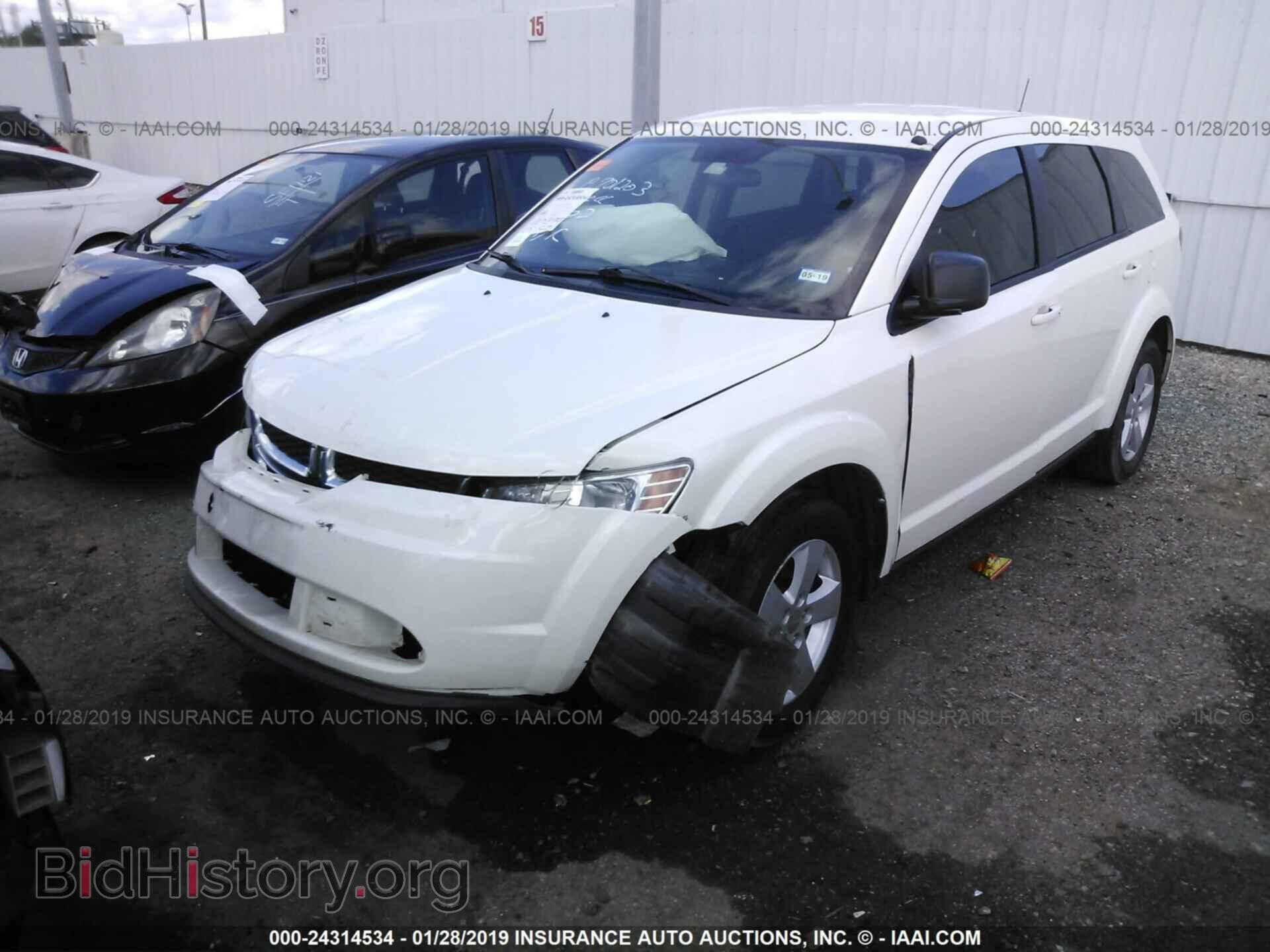 2013 DODGE JOURNEY - VIN: 3C4PDCAB1DT537182 - Фото 2
