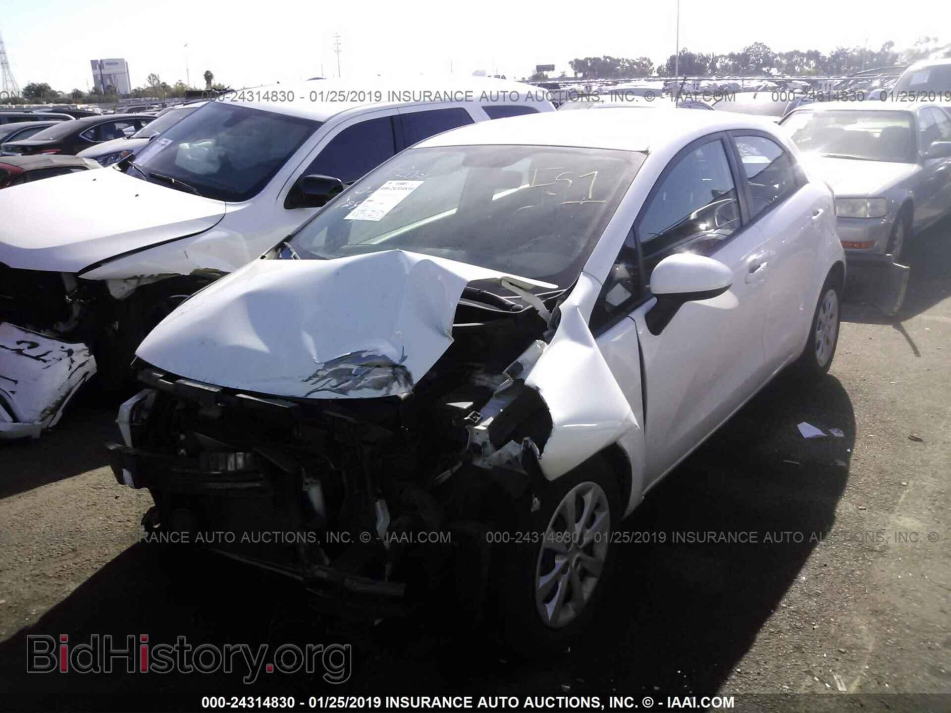 2012 KIA RIO - VIN: KNADM5A35C6090403 - Фото 2