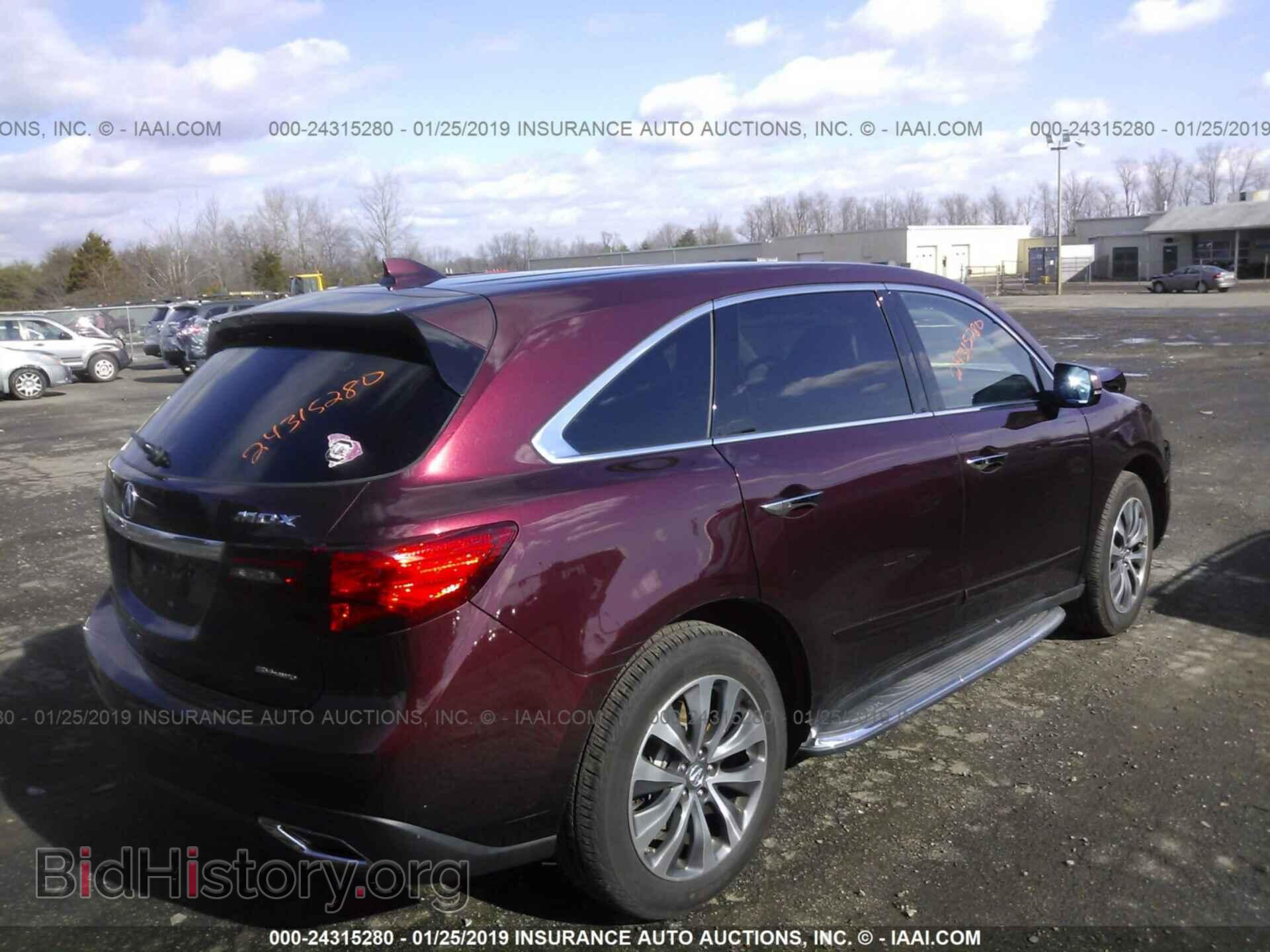 2016 ACURA MDX - VIN: 5FRYD4H40GB002315 - Фото 4