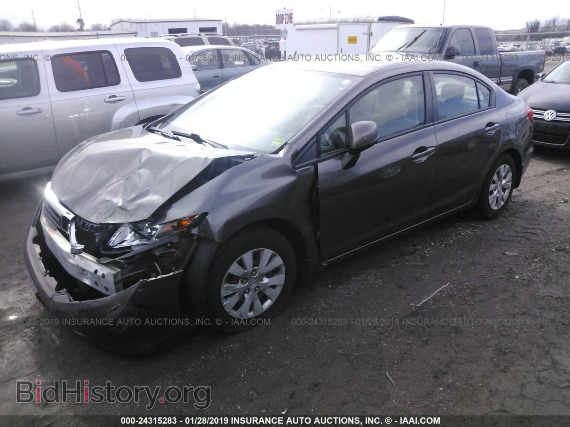 2012 HONDA CIVIC - VIN: 19XFB2F5XCE049849 - Фото 2