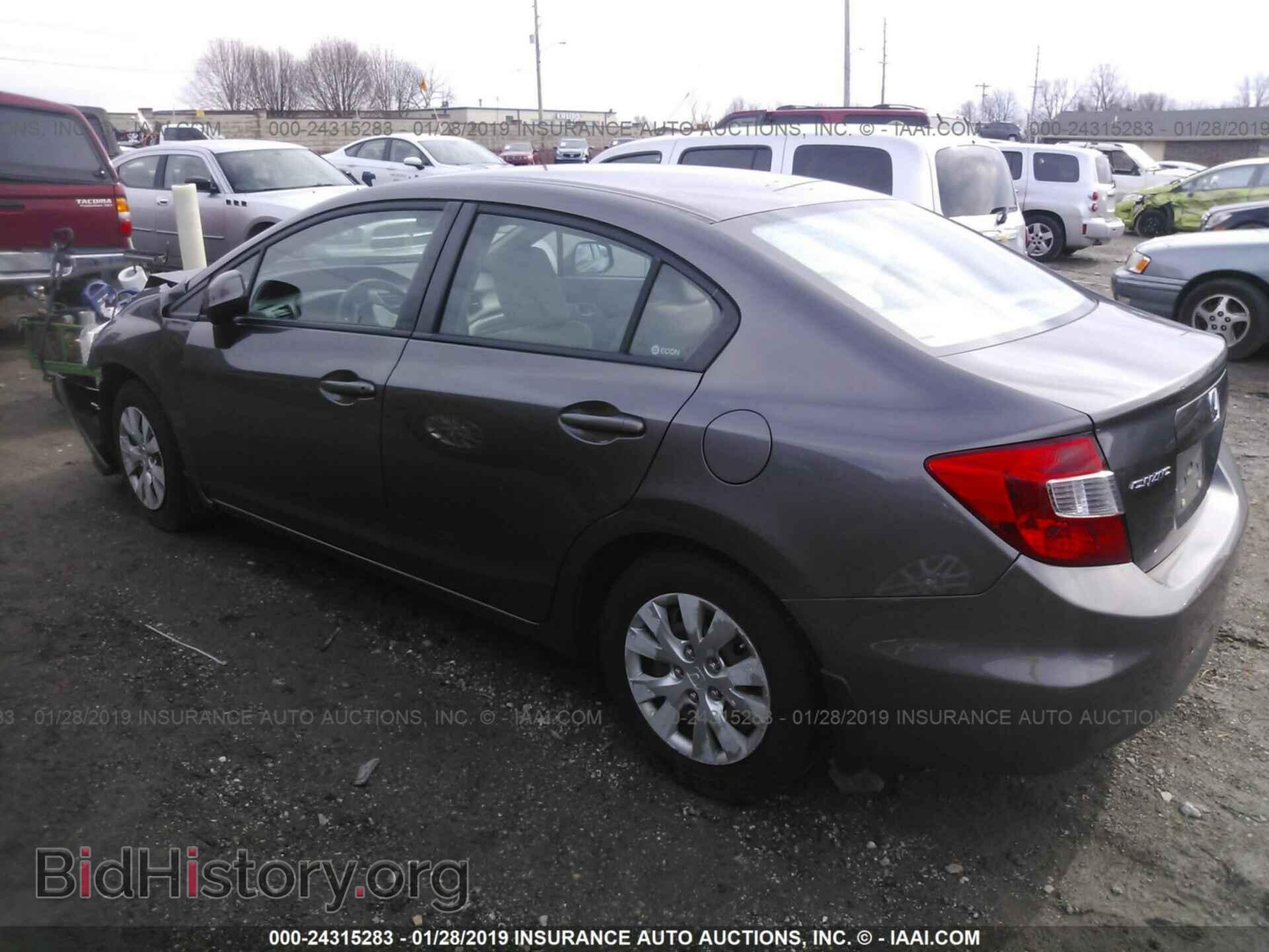 2012 HONDA CIVIC - VIN: 19XFB2F5XCE049849 - Фото 3