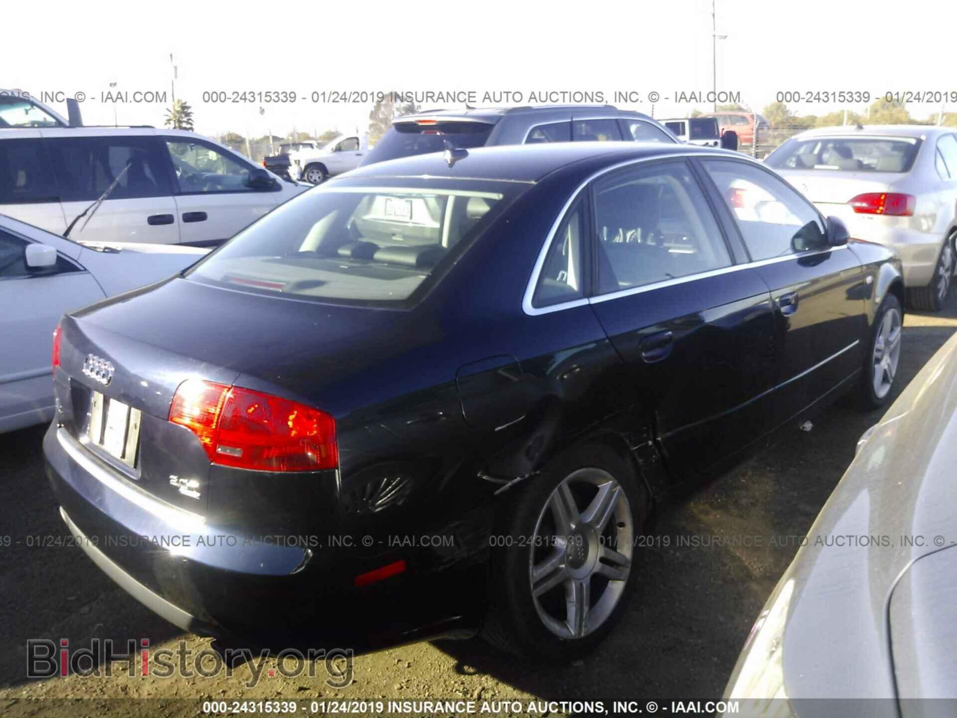 2007 AUDI A4 - VIN: WAUDF78EX7A017608 - Фото 4