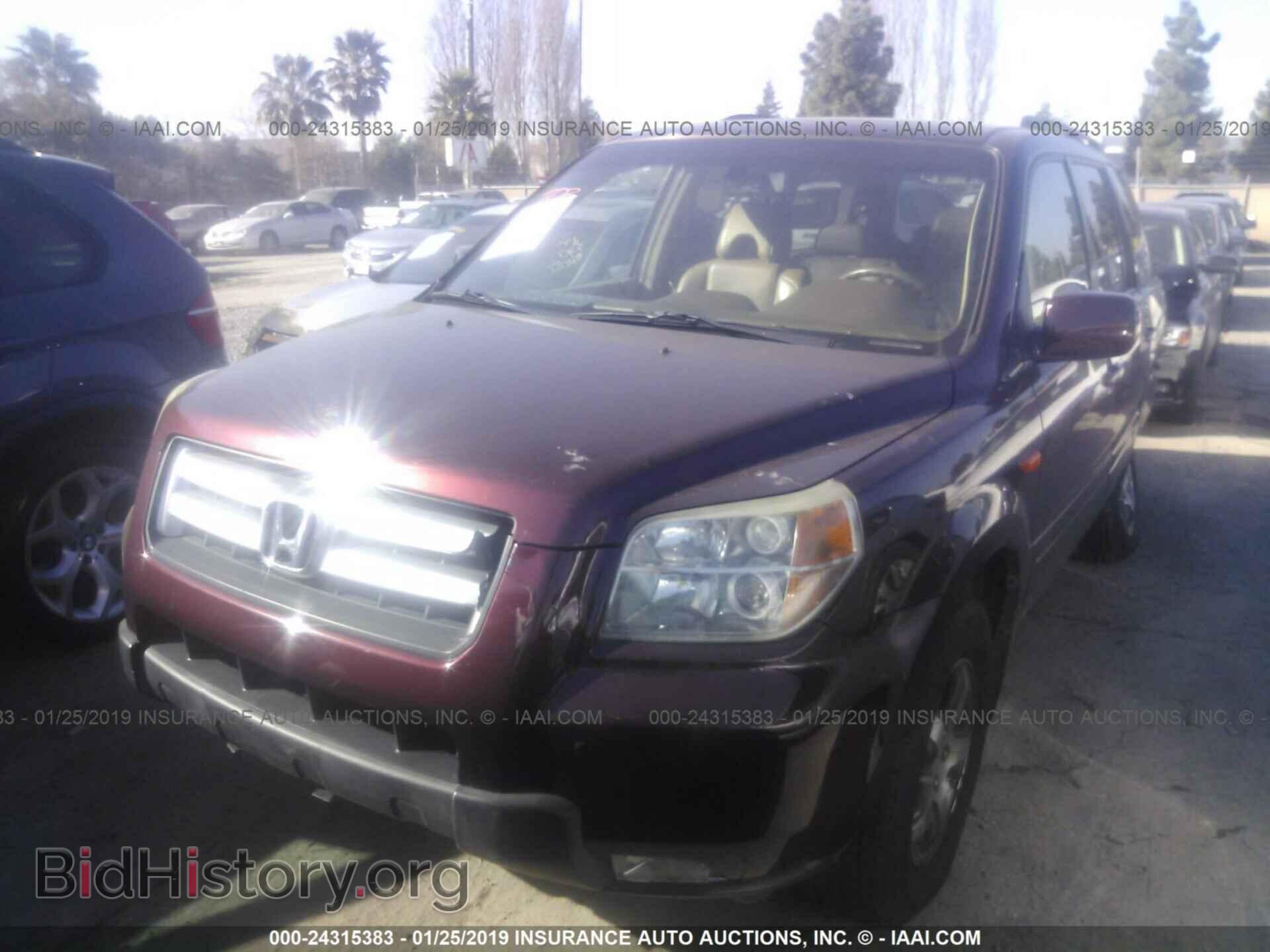2007 HONDA PILOT - VIN: 2HKYF186X7H526097 - Фото 2