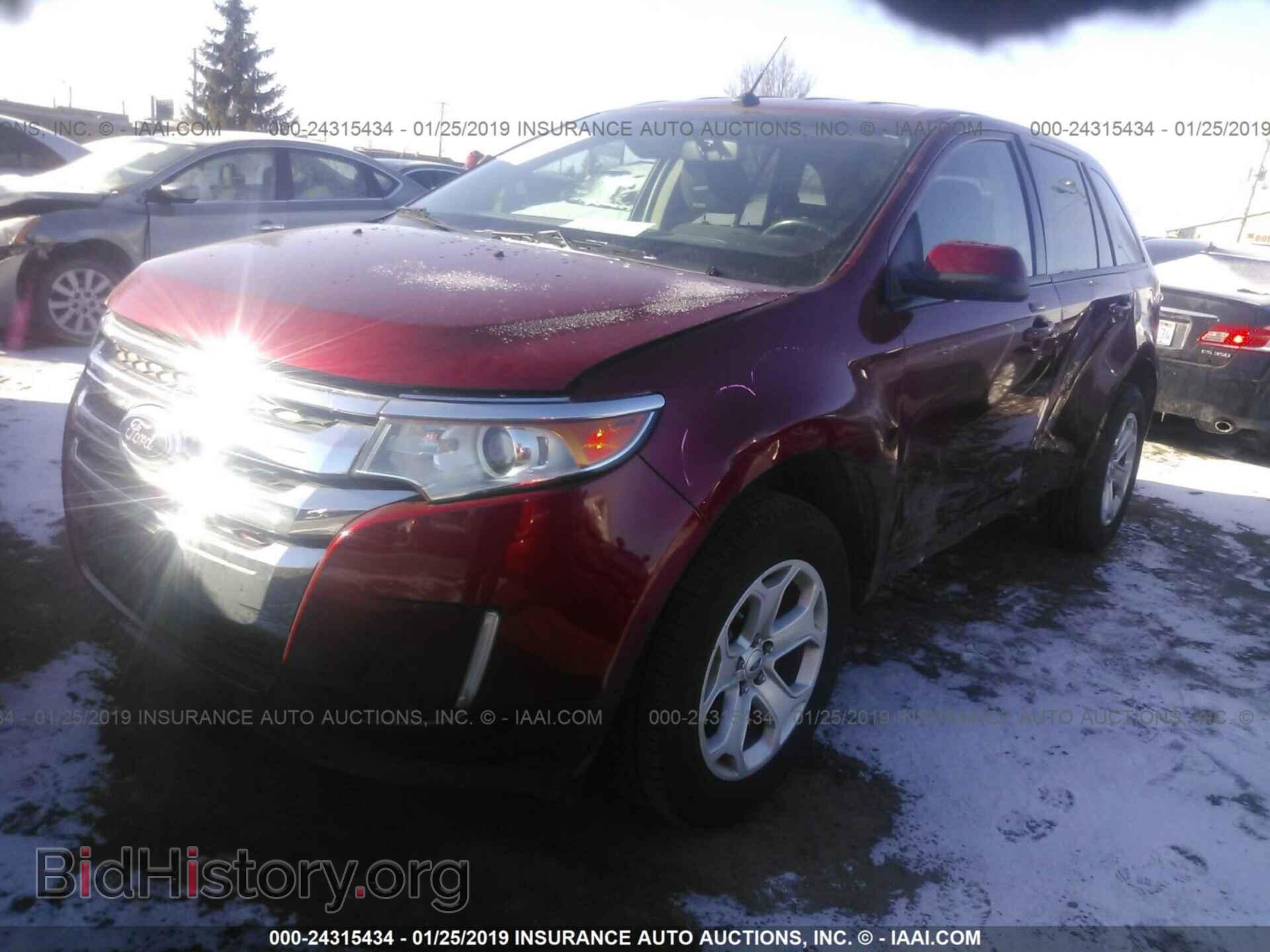 2014 FORD EDGE - VIN: 2FMDK3JC0EBB61696 - Фото 2