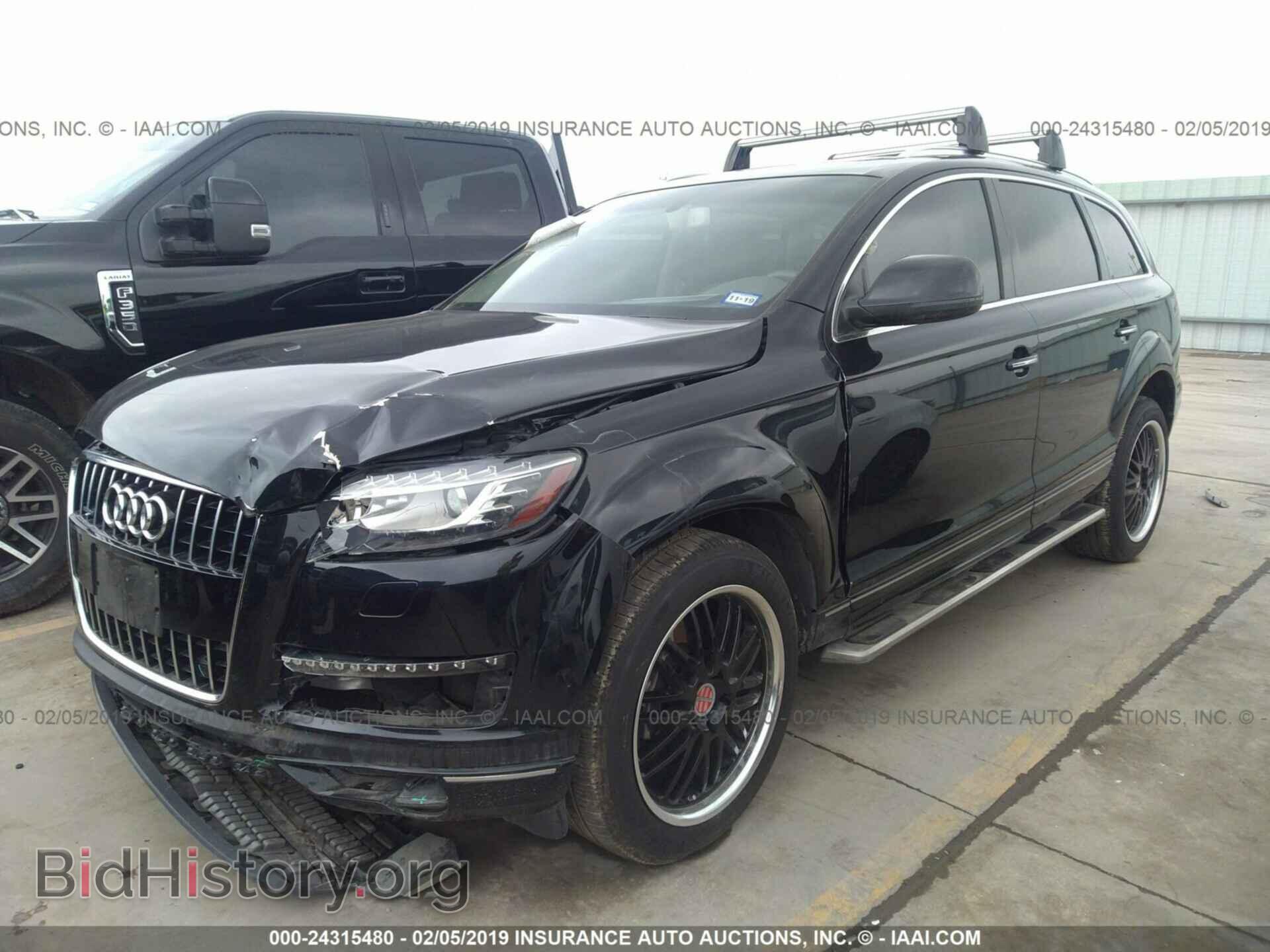 2014 AUDI Q7 - VIN: WA1LGAFE6ED012987 - Фото 2
