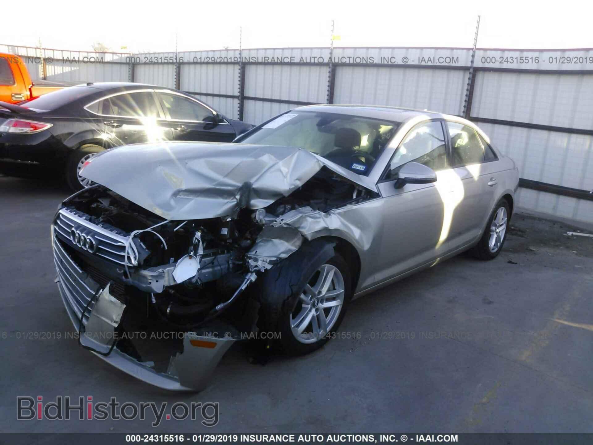 2017 AUDI A4 - VIN: WAUGNAF46HN055094 - Photo 2