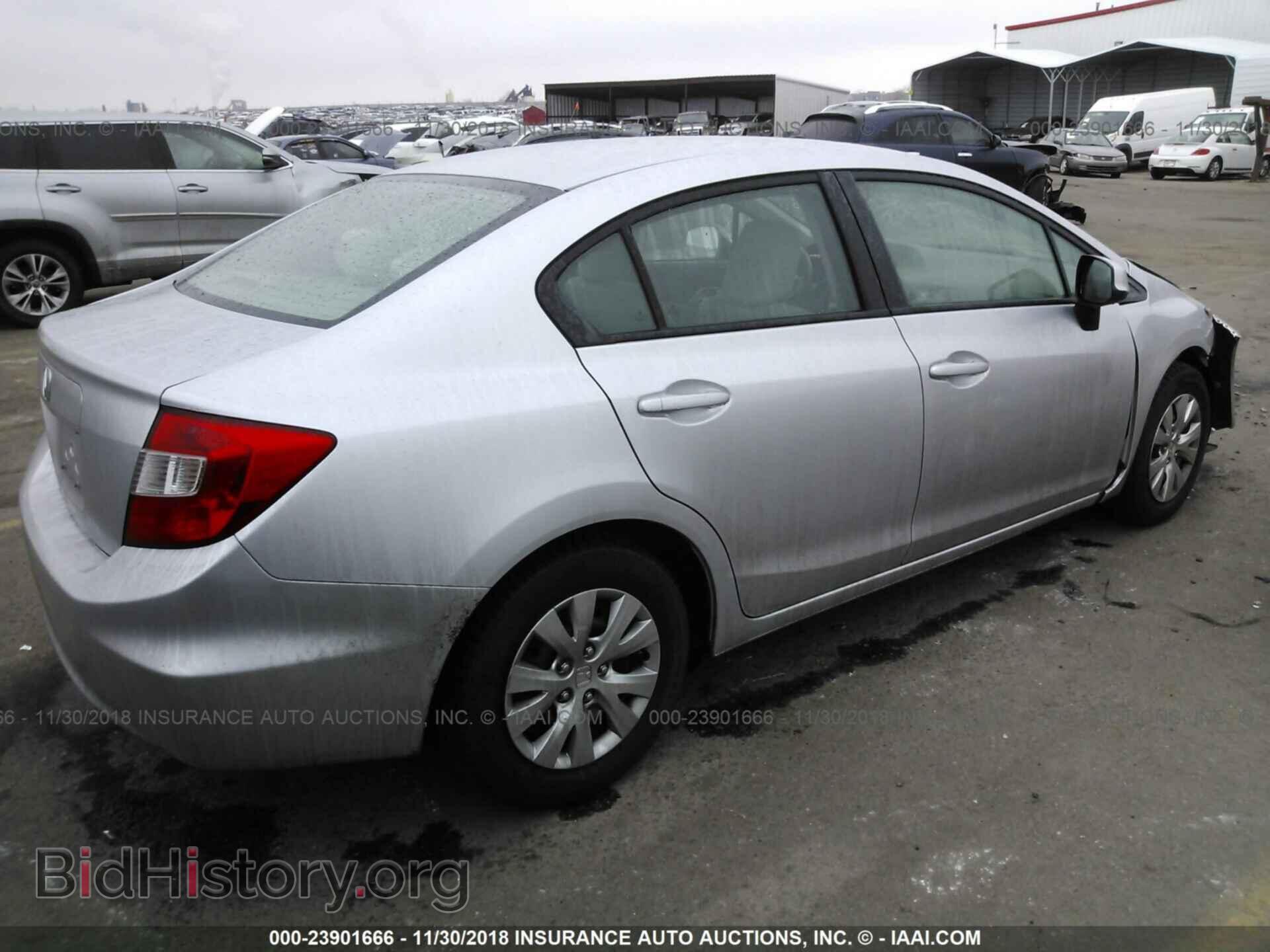 2012 HONDA CIVIC - VIN: 2HGFB2F52CH314172 - Фото 4
