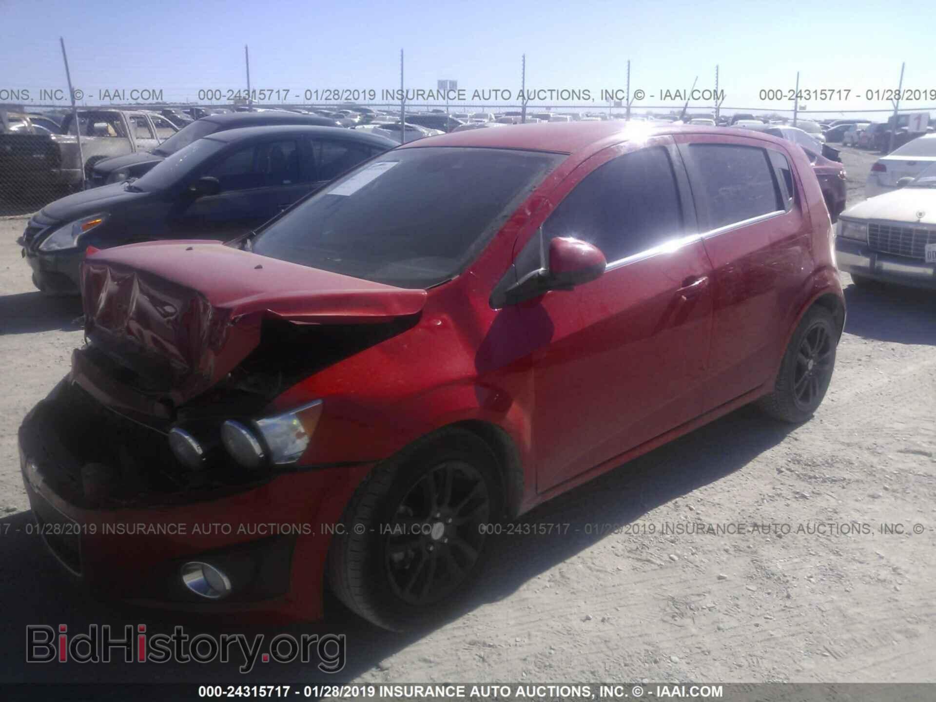 2012 CHEVROLET SONIC - VIN: 1G1JC6SH1C4130456 - Фото 2