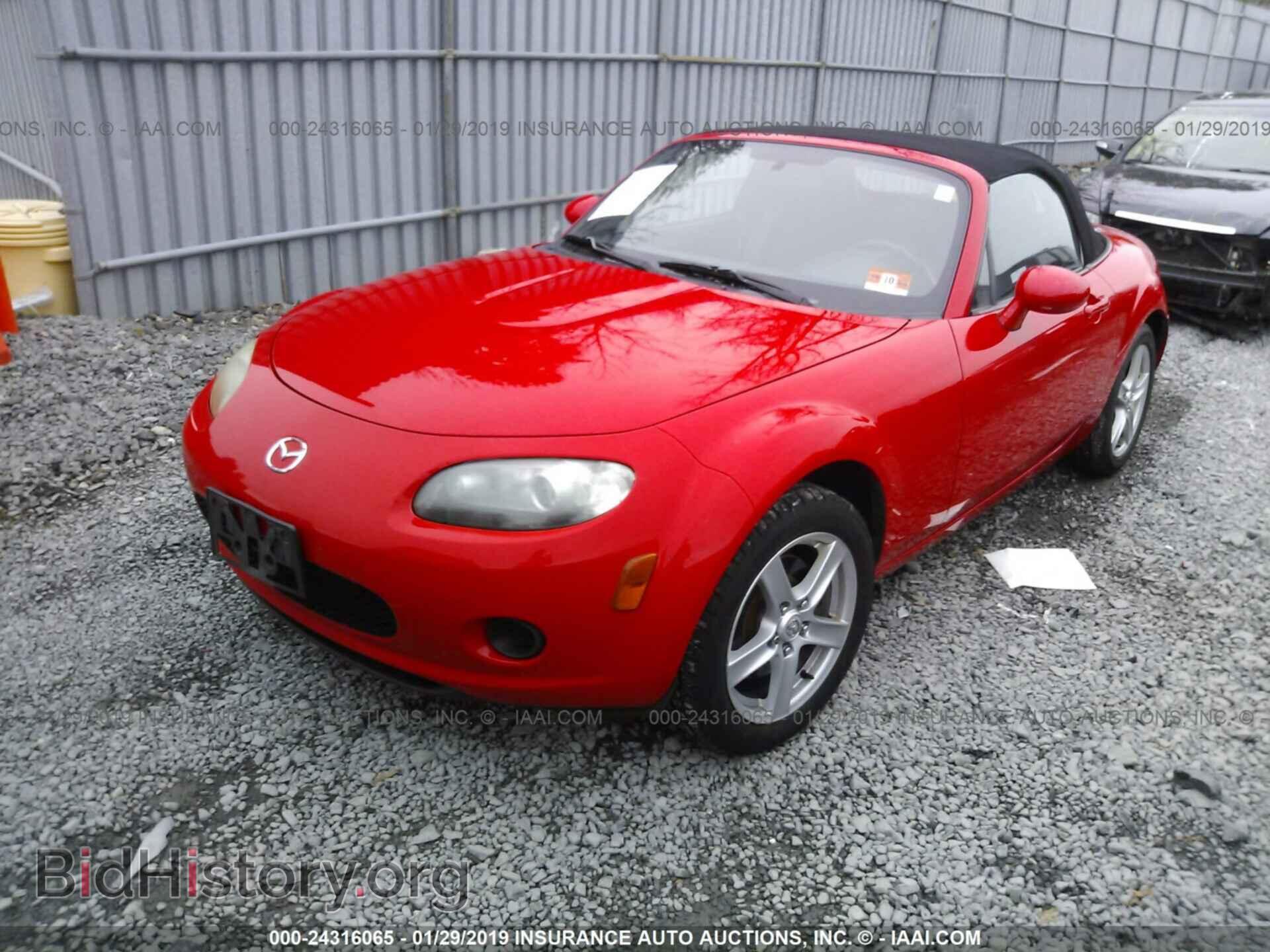 2007 MAZDA MX-5 MIATA - VIN: JM1NC25F270134475 - Фото 2