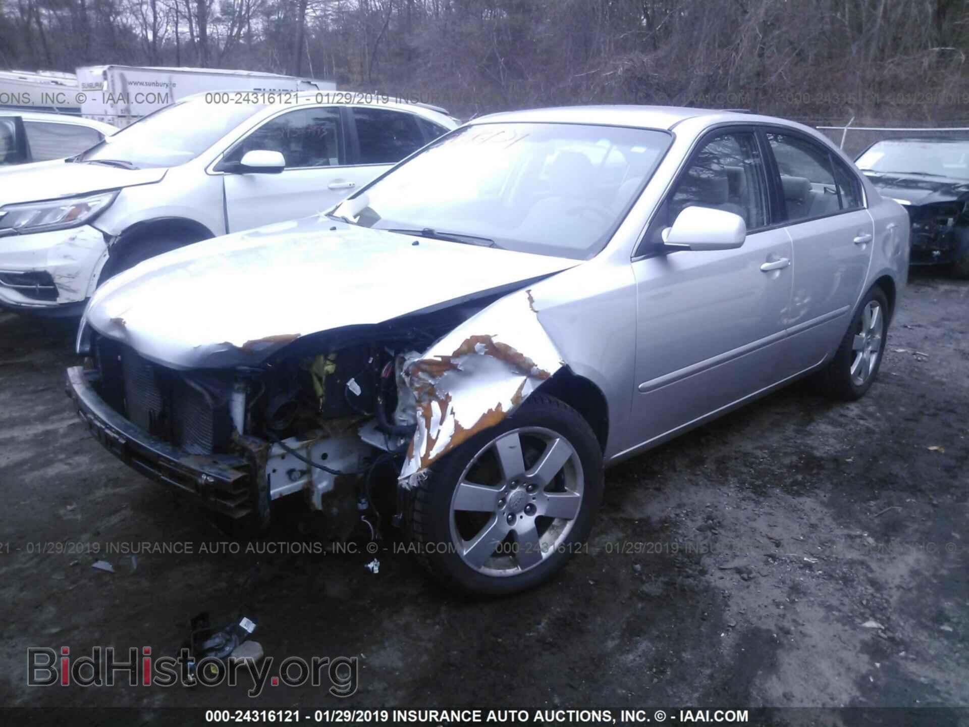 2007 KIA OPTIMA - VIN: KNAGE123975133430 - Photo 2
