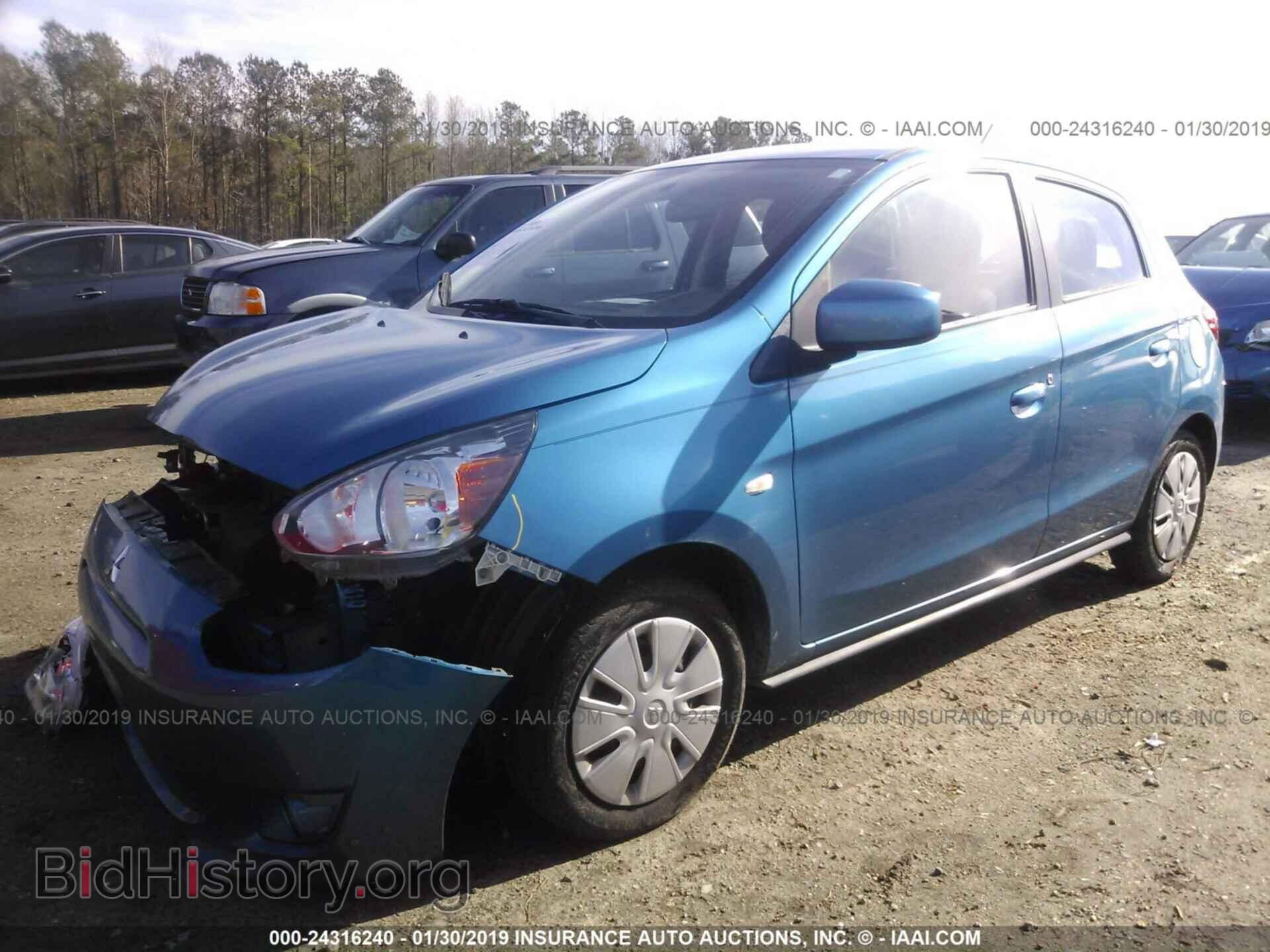 2015 MITSUBISHI MIRAGE - VIN: ML32A3HJ5FH051012 - Фото 2