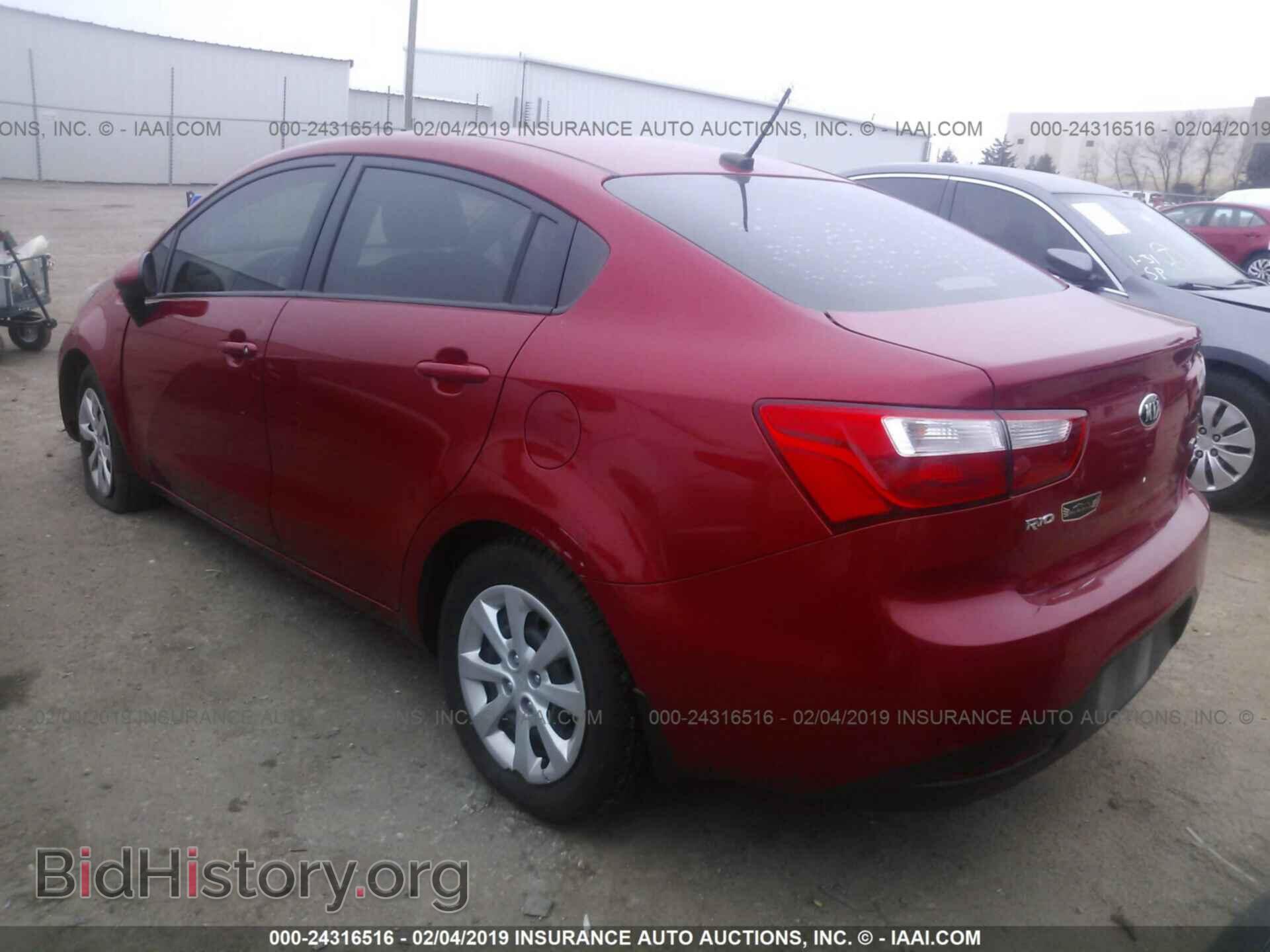 2014 KIA RIO - VIN: KNADM4A39E6337323 - Фото 3
