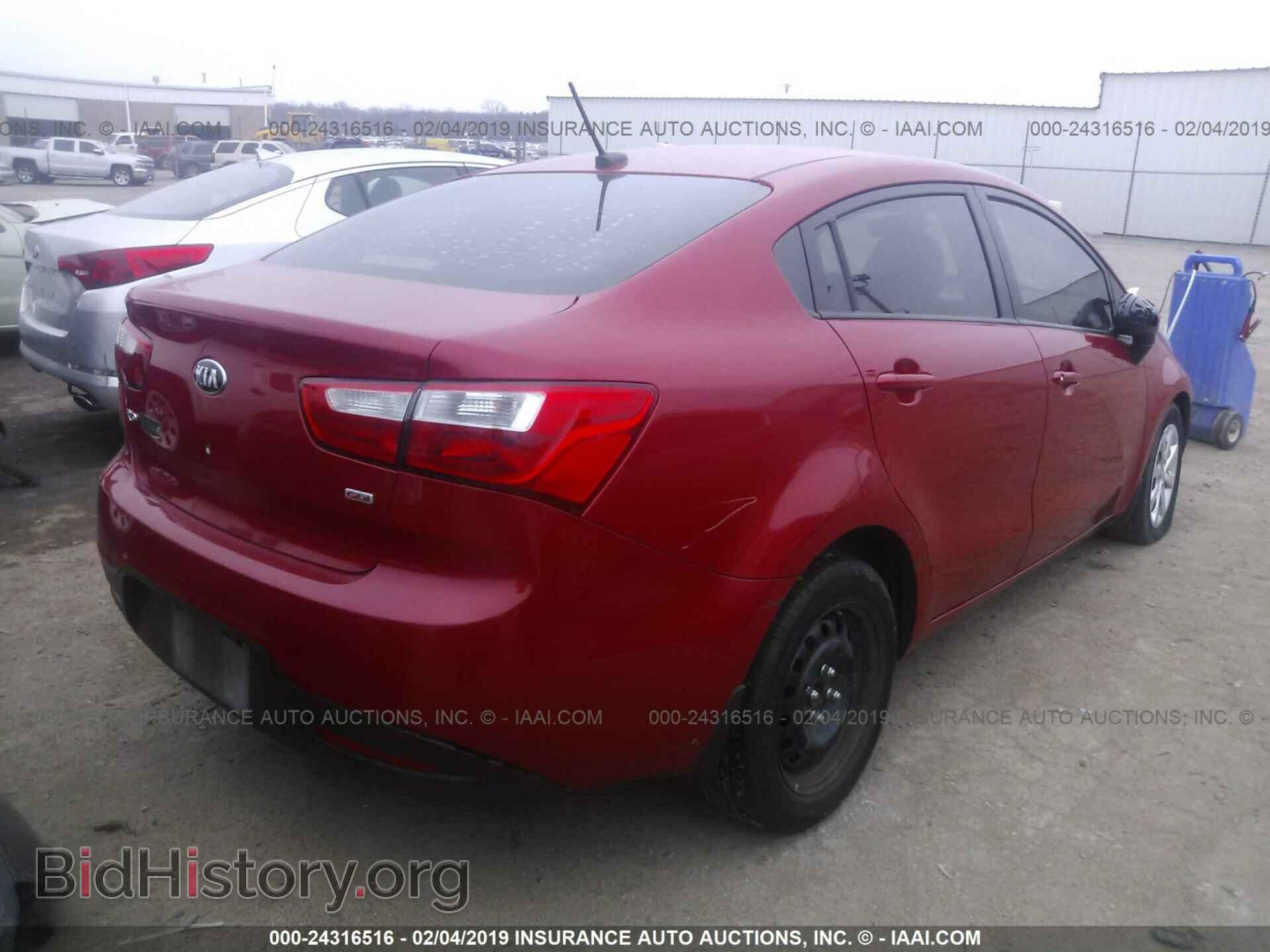2014 KIA RIO - VIN: KNADM4A39E6337323 - Фото 4