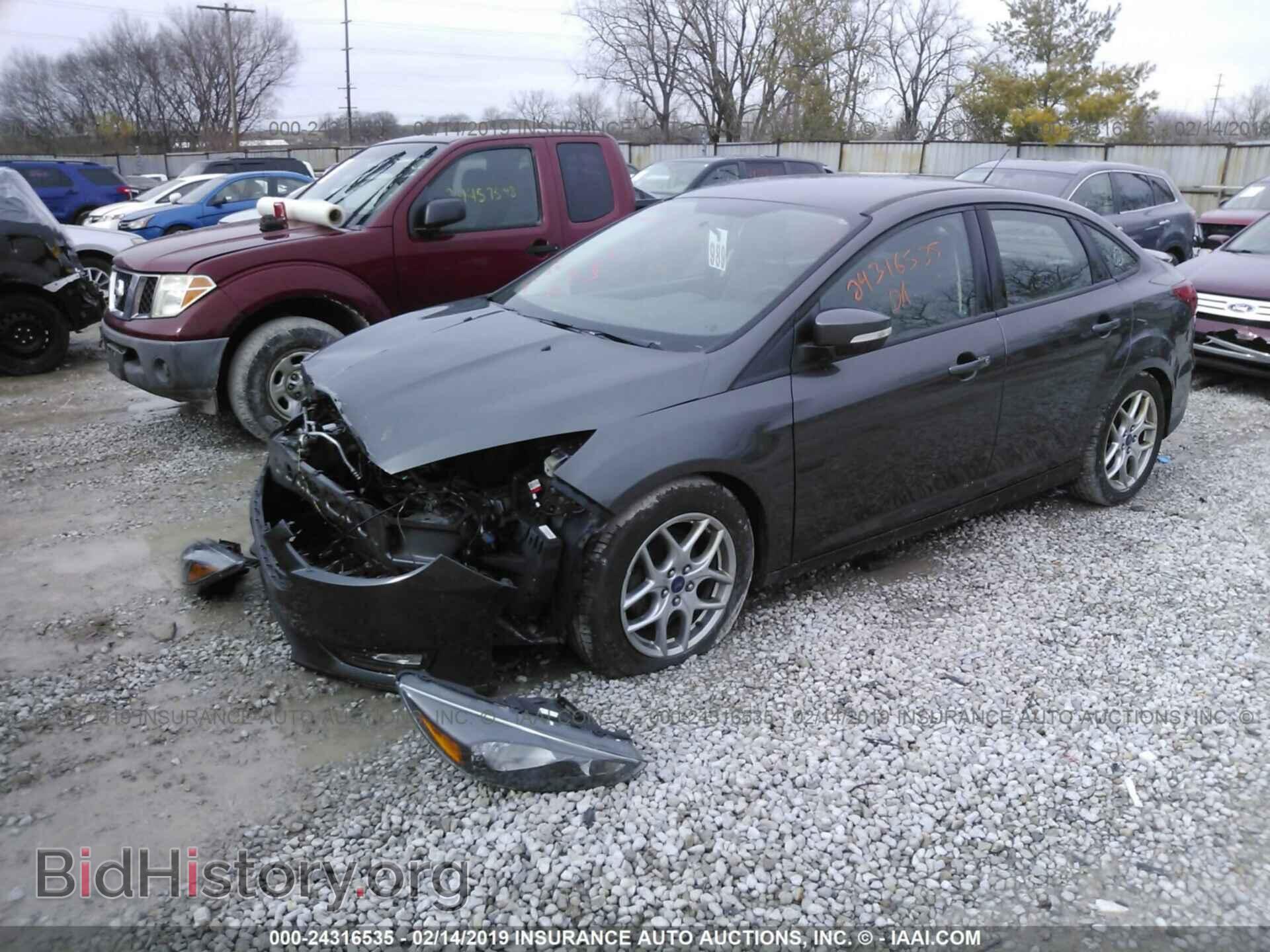 2015 FORD FOCUS - VIN: 1FADP3F28FL346902 - Фото 2