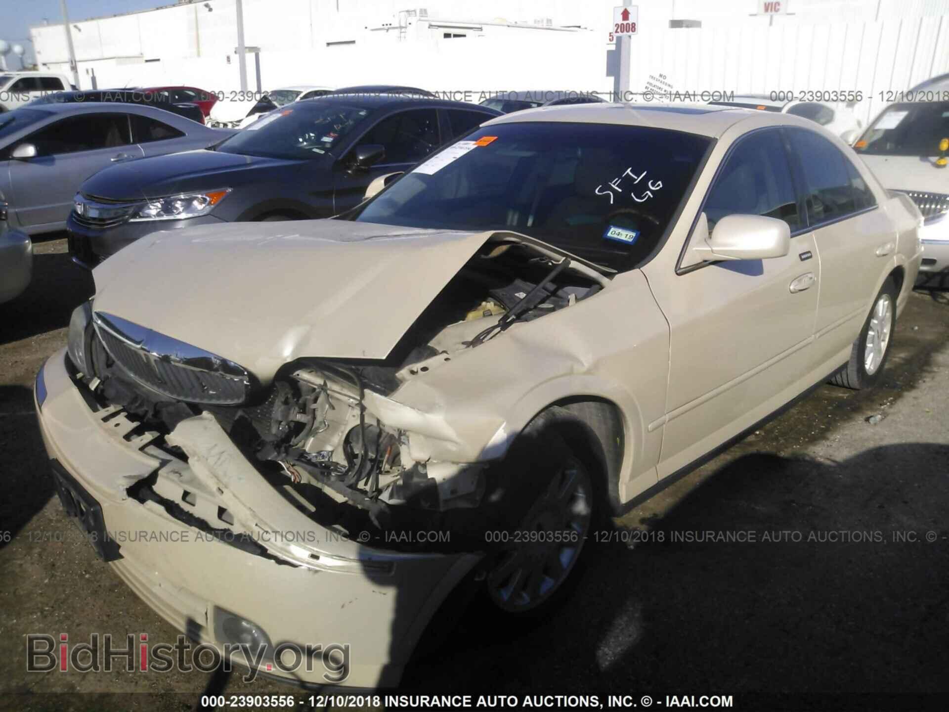 2003 LINCOLN LS - VIN: 1LNHM86S73Y669298 - Photo 2