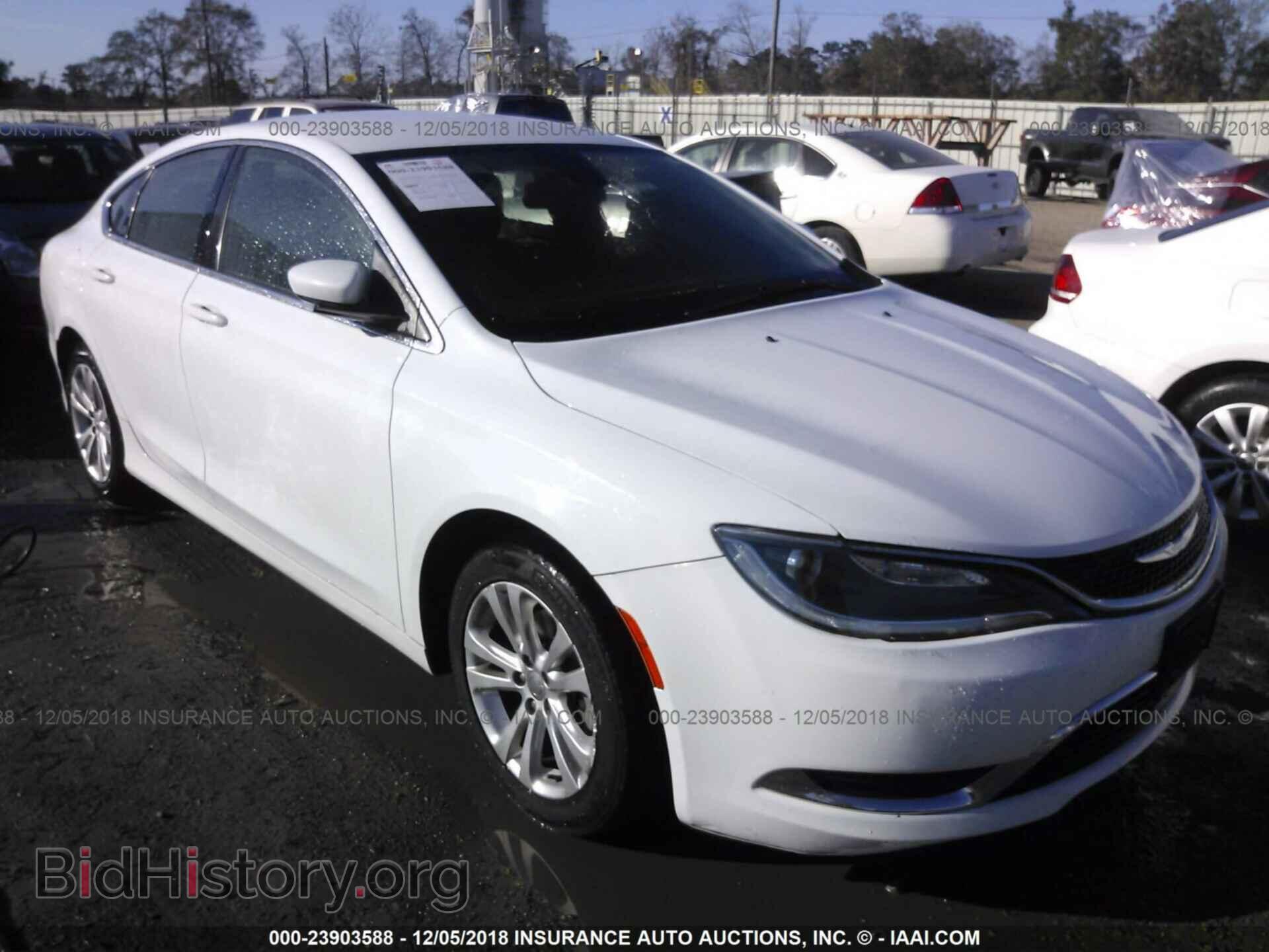Фотография 1C3CCCAB2GN105677 - CHRYSLER 200 2016