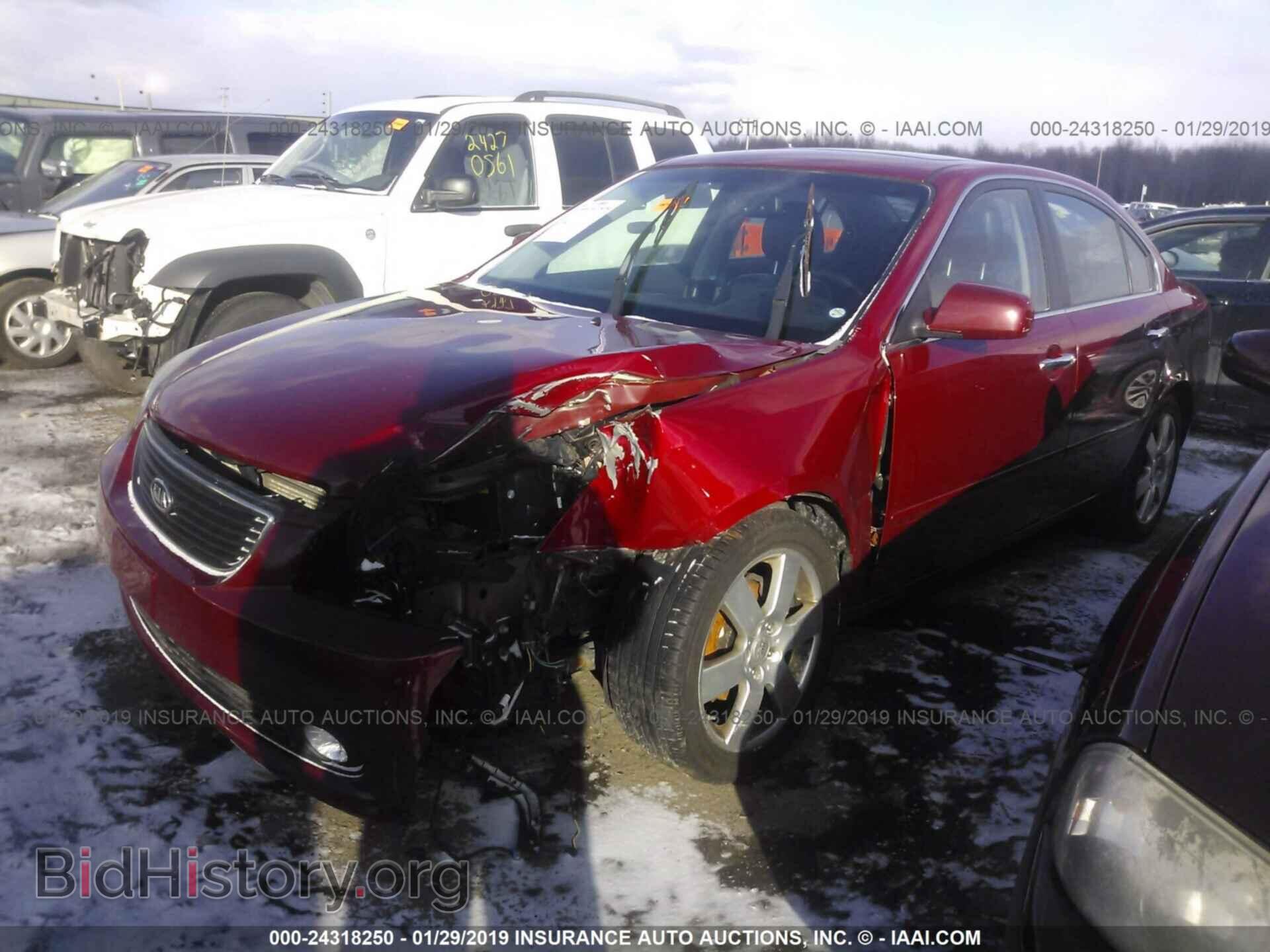 2007 KIA OPTIMA - VIN: KNAGE124775144497 - Фото 2
