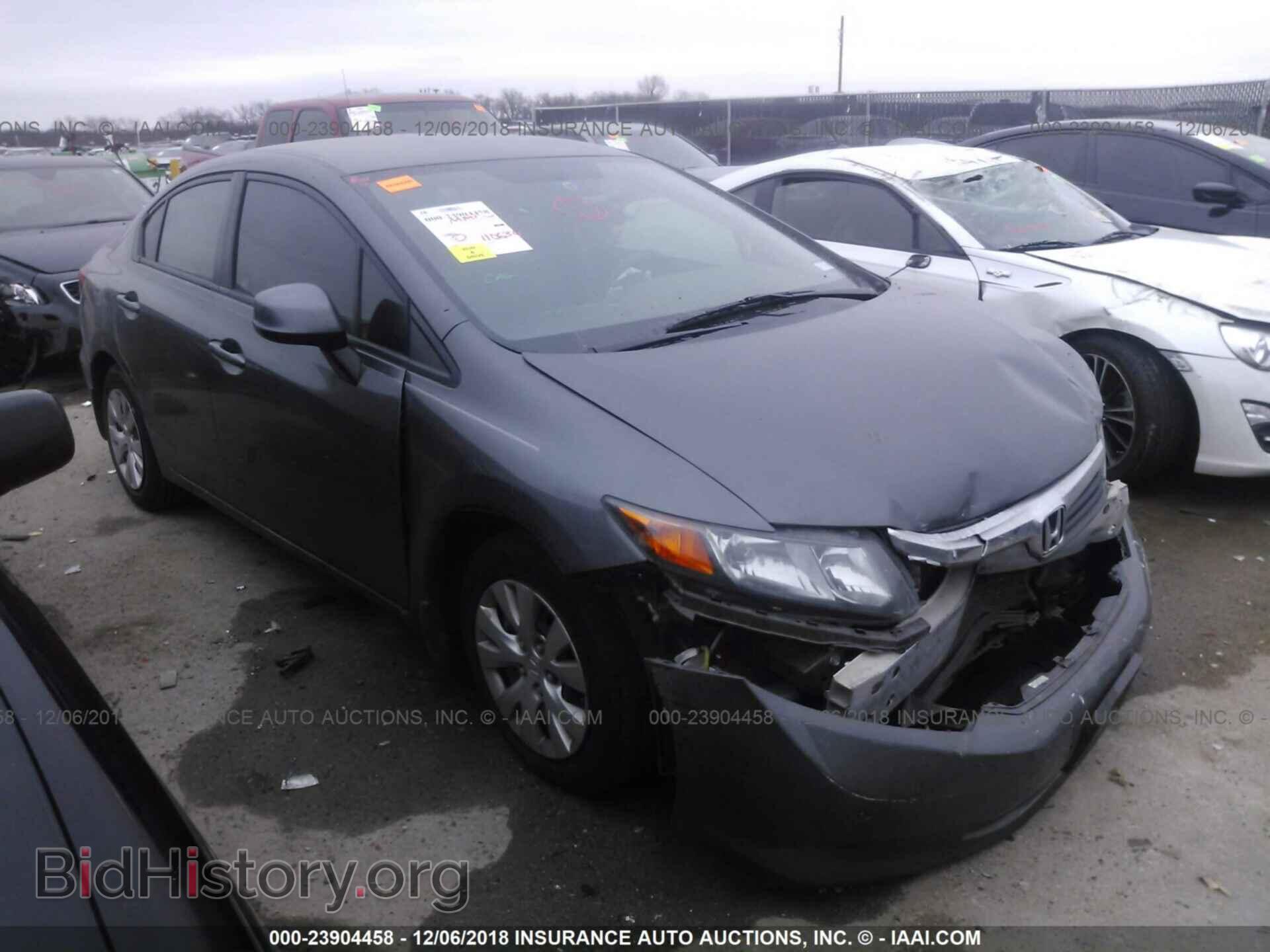 Фотография 2HGFB2F57CH609008 - HONDA CIVIC 2012