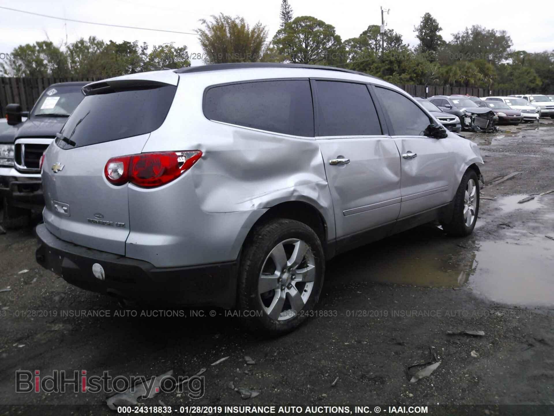 2012 CHEVROLET TRAVERSE - VIN: 1GNKRLED6CJ171918 - Фото 4