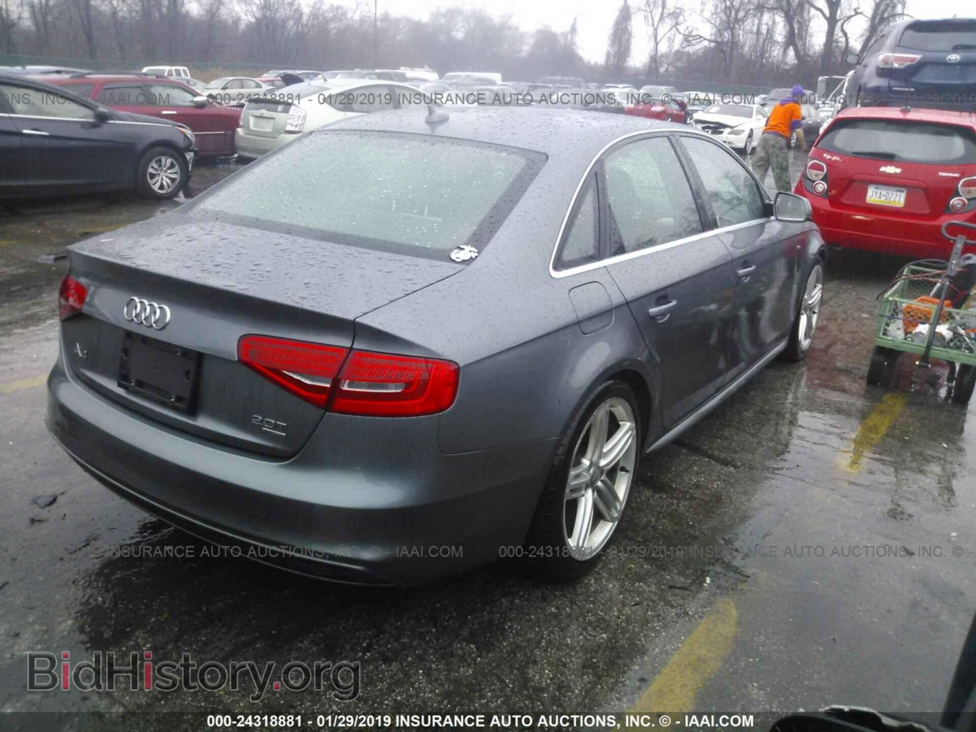 2013 AUDI A4 - VIN: WAUKFAFL4DN009255 - Фото 4