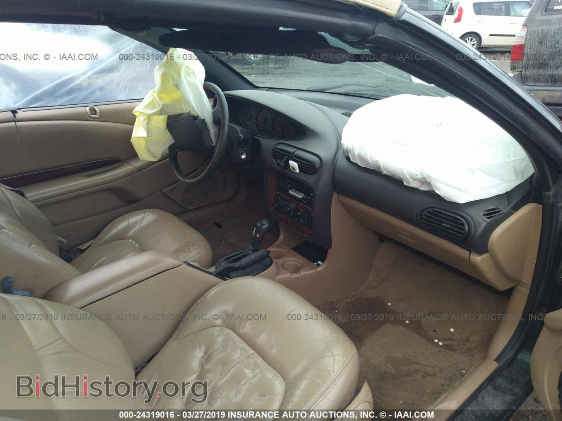 1998 CHRYSLER SEBRING - VIN: 3C3EL55HXWT291793 - Фото 5