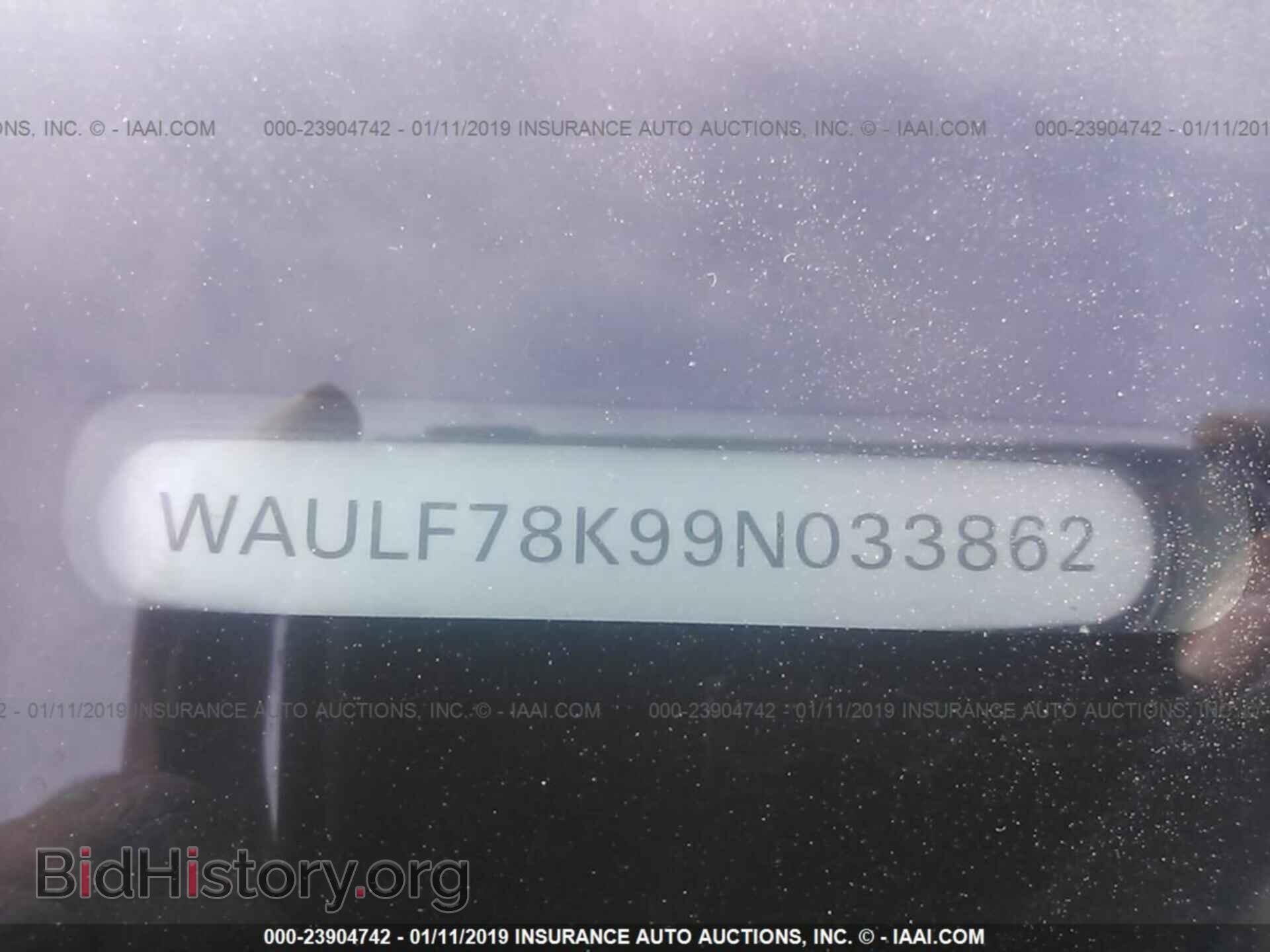 2009 AUDI A4 - VIN: WAULF78K99N033862 - Фото 9