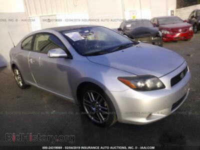 2008 Toyota SCION TC, серебристый — VIN JTKDE167X80237757, IAAI