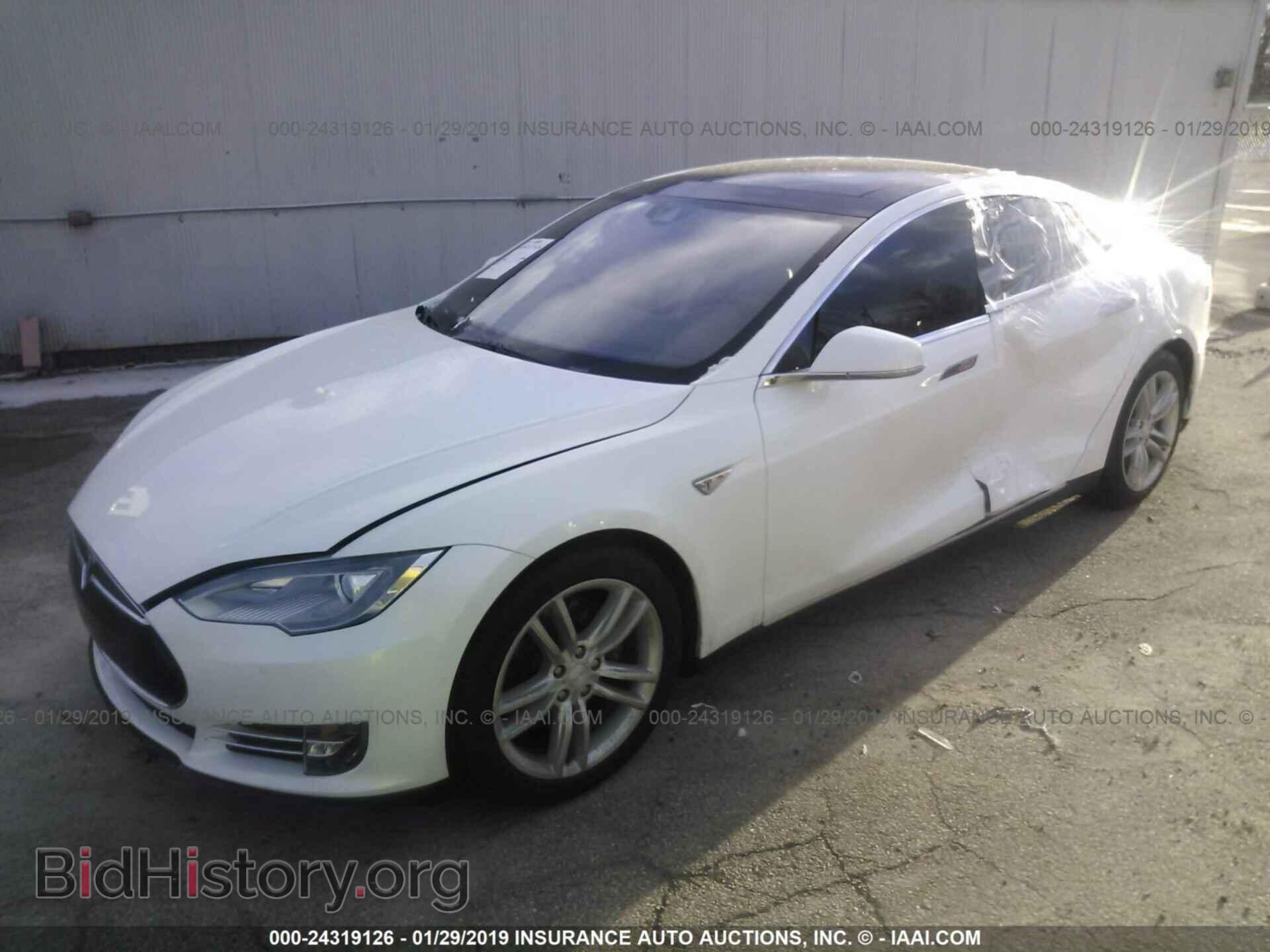 2015 TESLA MODEL S - VIN: 5YJSA1E27FF117171 - Фото 2