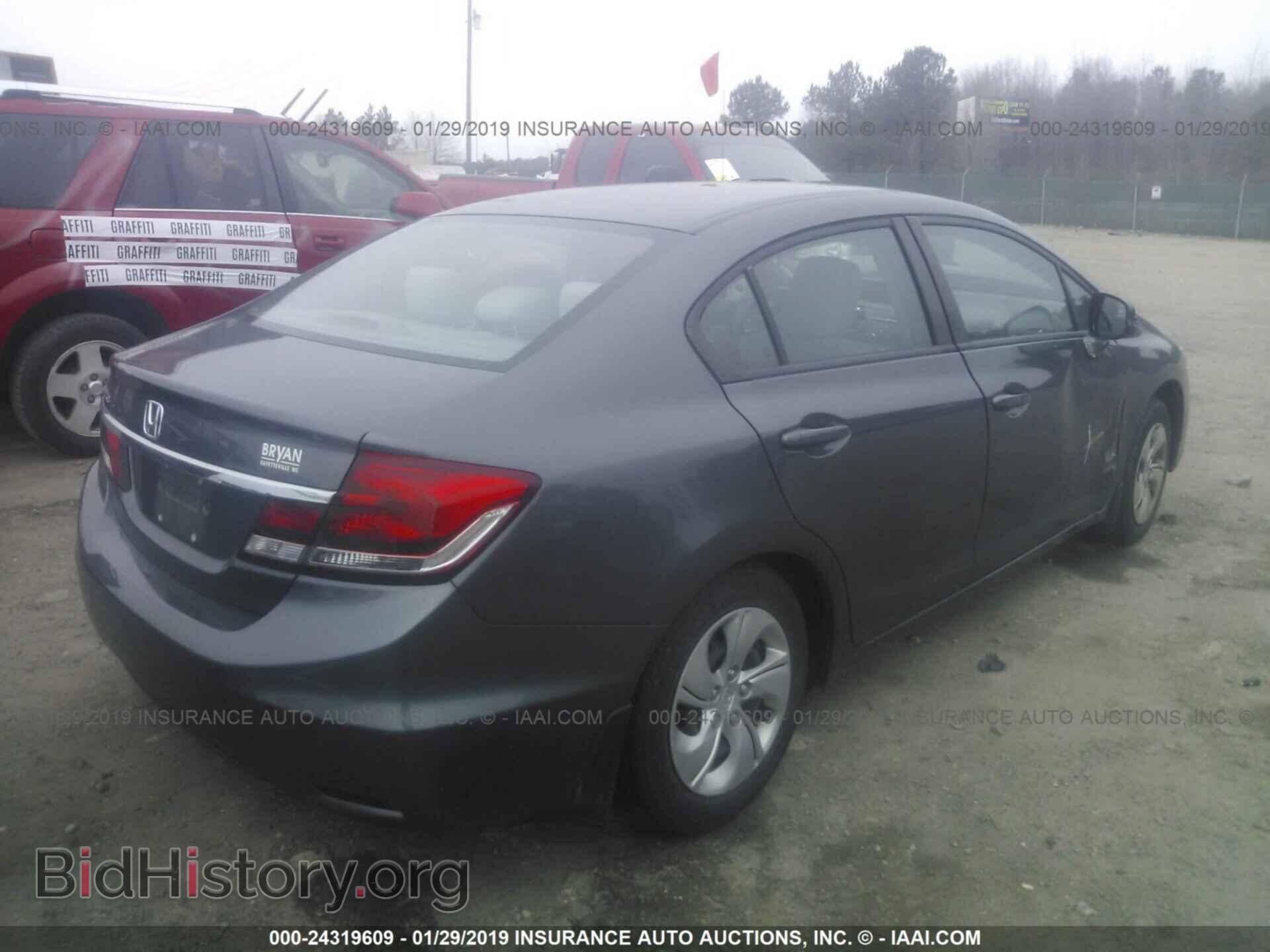 2013 HONDA CIVIC - VIN: 2HGFB2F59DH581598 - Фото 4