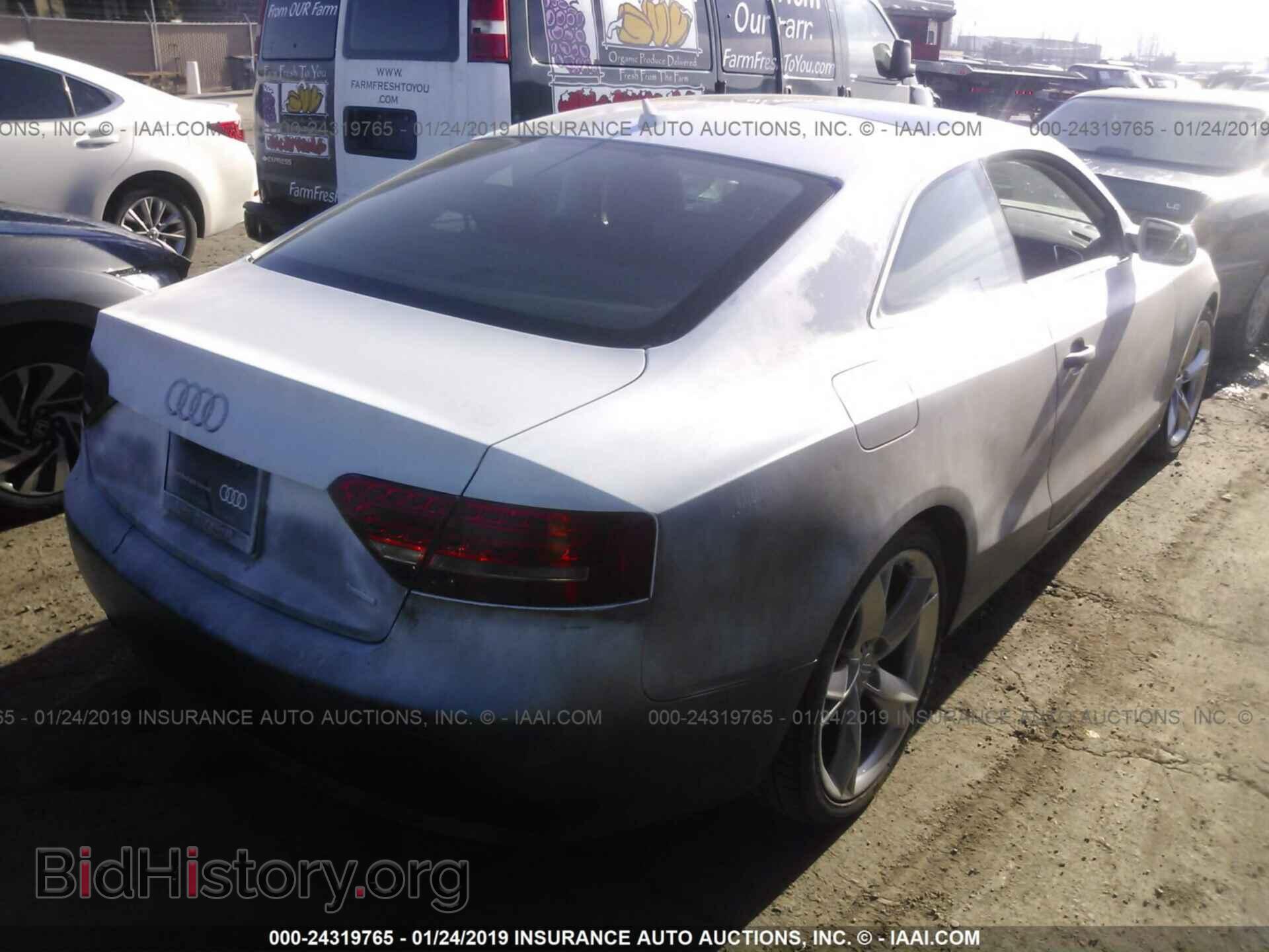 2012 AUDI A5 - VIN: WAULFAFR1CA005727 - Фото 4