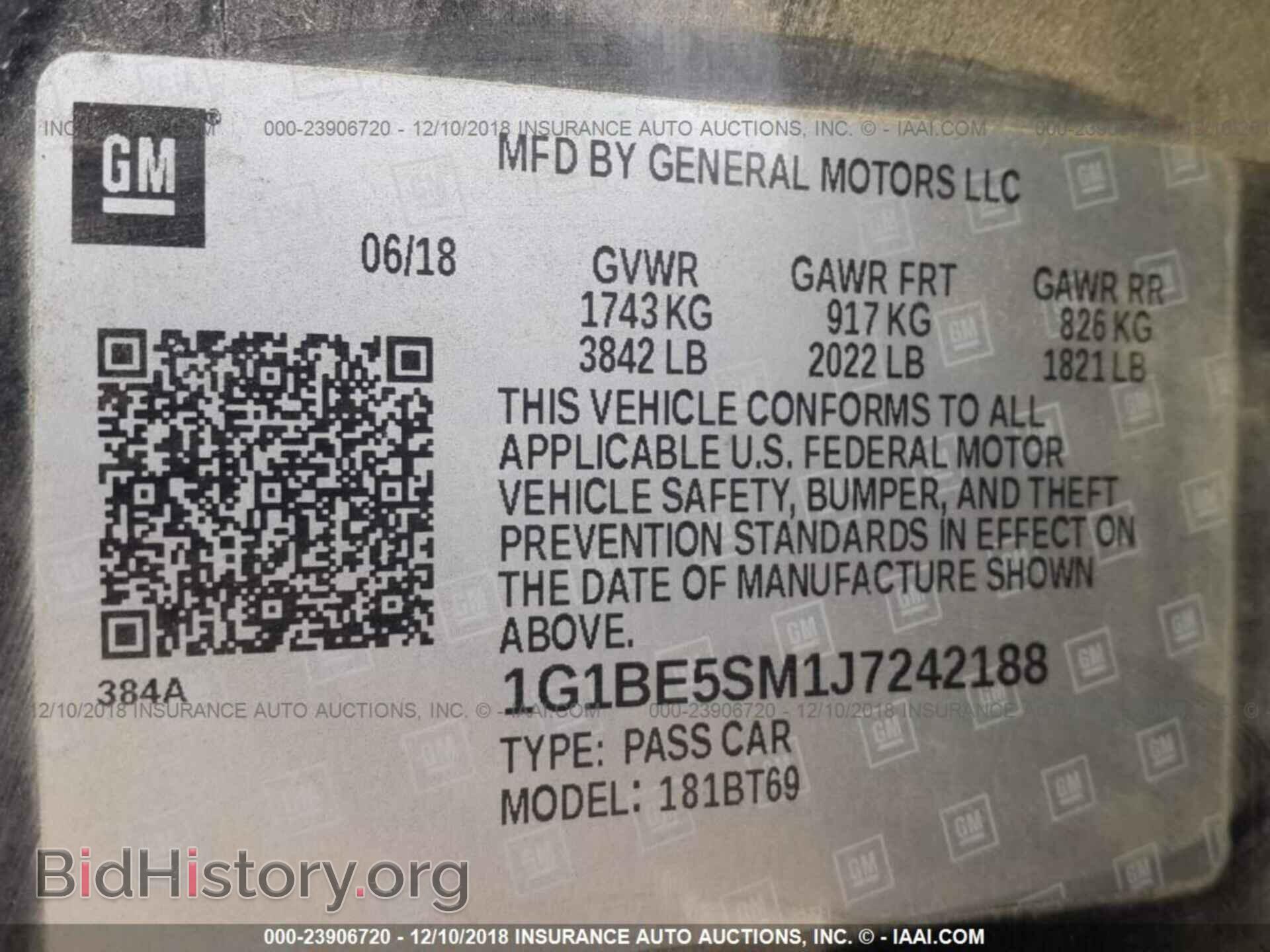 2013 CHEVROLET IMPALA - VIN: 2G1WC5E35D1188972 - Photo 9