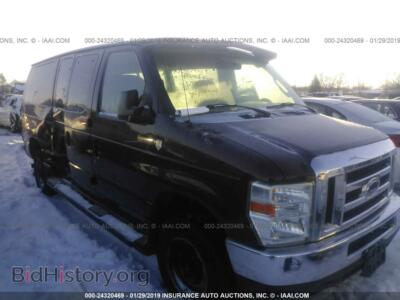 2008 Ford ECONOLINE, бордовый — VIN 1FBNE31L88DB39741, IAAI