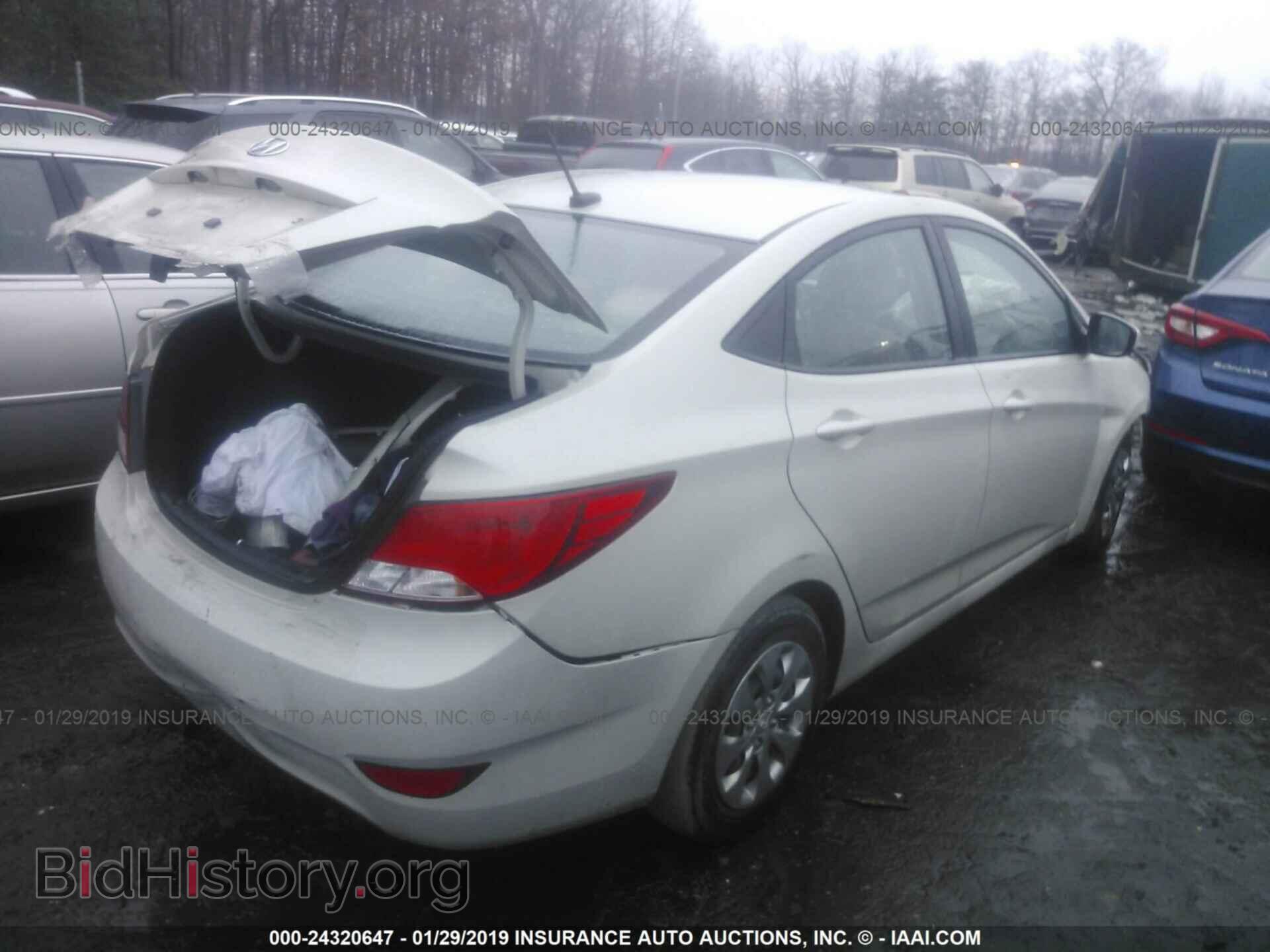 2016 HYUNDAI ACCENT - VIN: KMHCT4AE8GU987371 - Фото 4