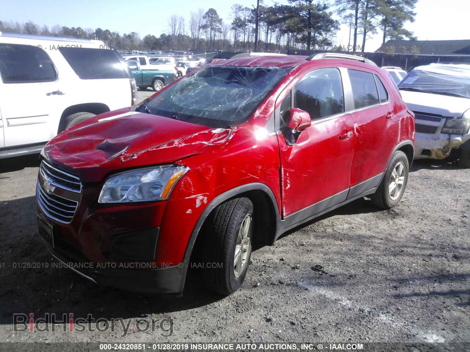 2015 CHEVROLET TRAX - VIN: KL7CJLSB3FB263782 - Фото 2
