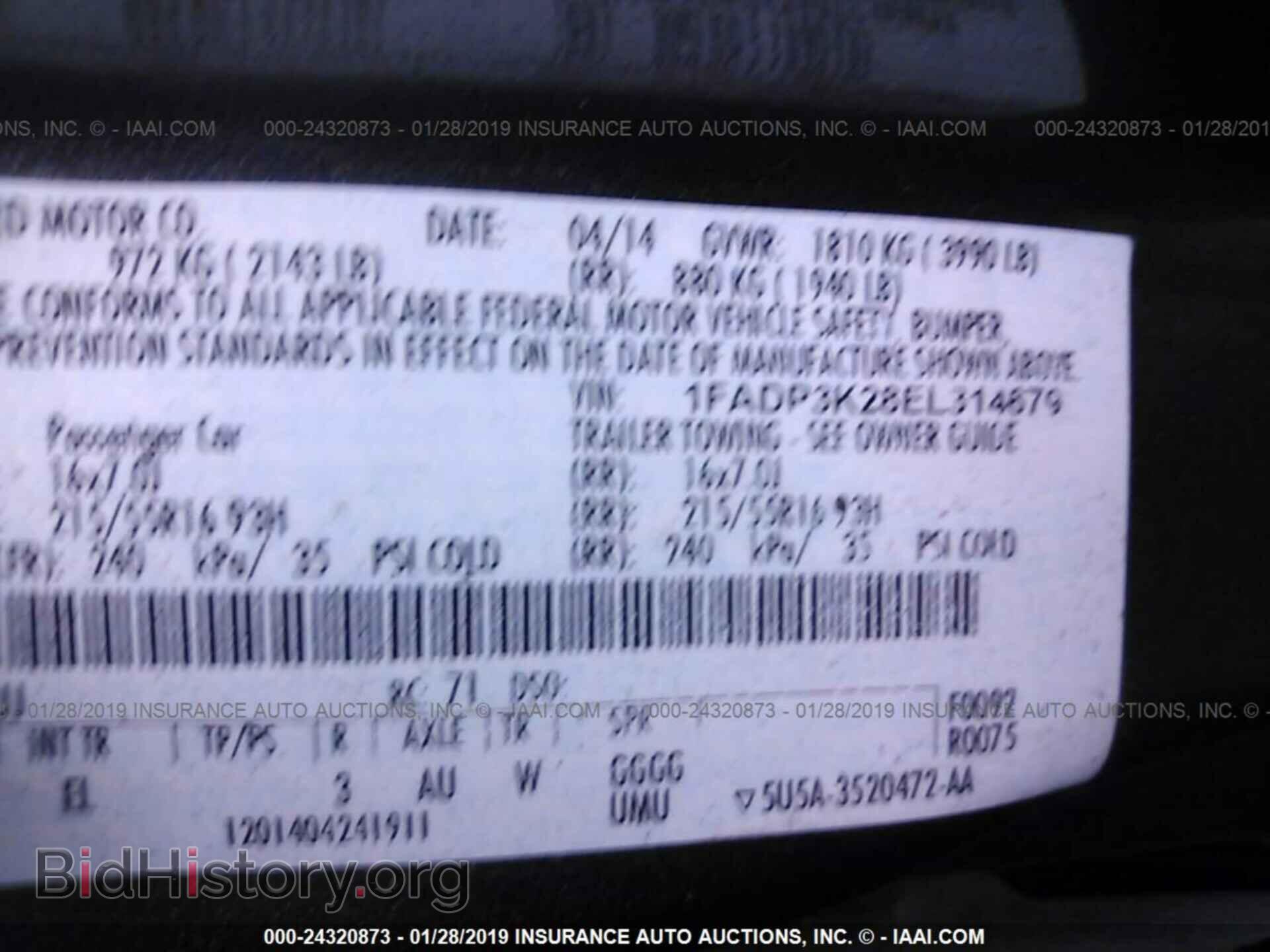 2014 FORD FOCUS - VIN: 1FADP3K28EL314679 - Photo 9