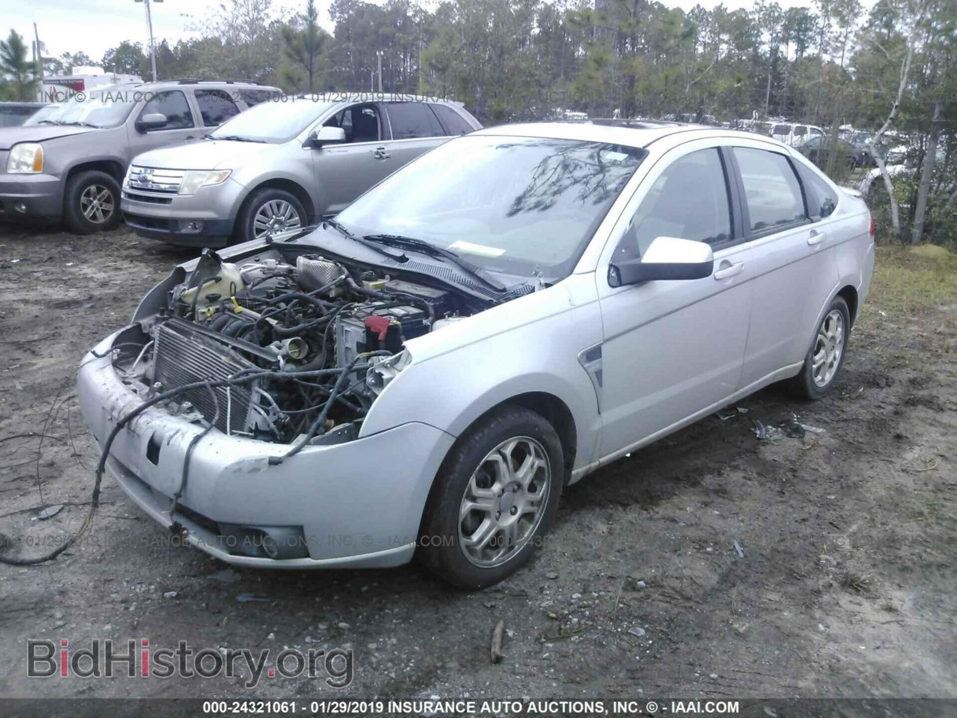 2008 FORD FOCUS - VIN: 1FAHP35N68W185352 - Фото 2