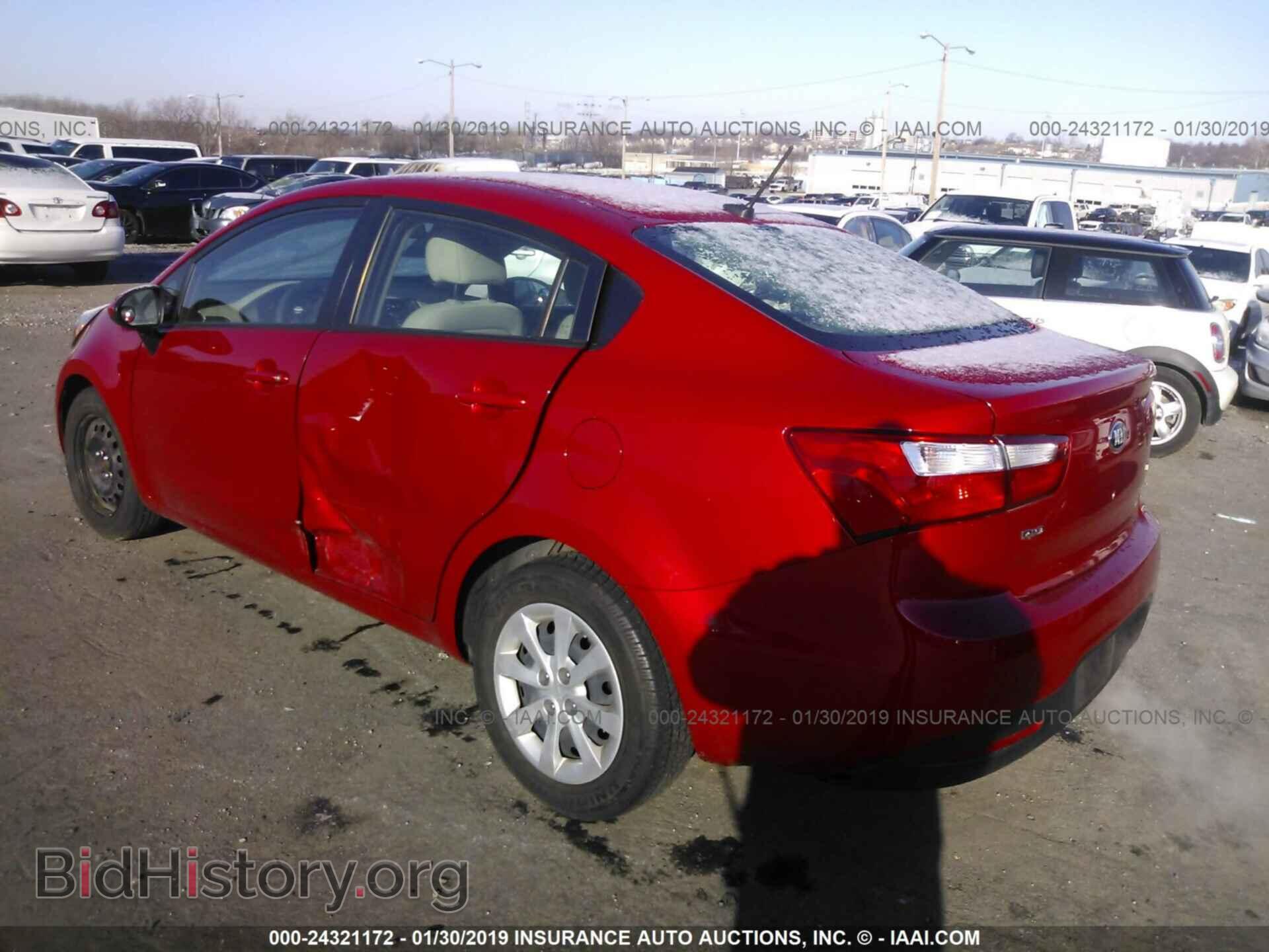 2013 KIA RIO - VIN: KNADM4A36D6290752 - Фото 3
